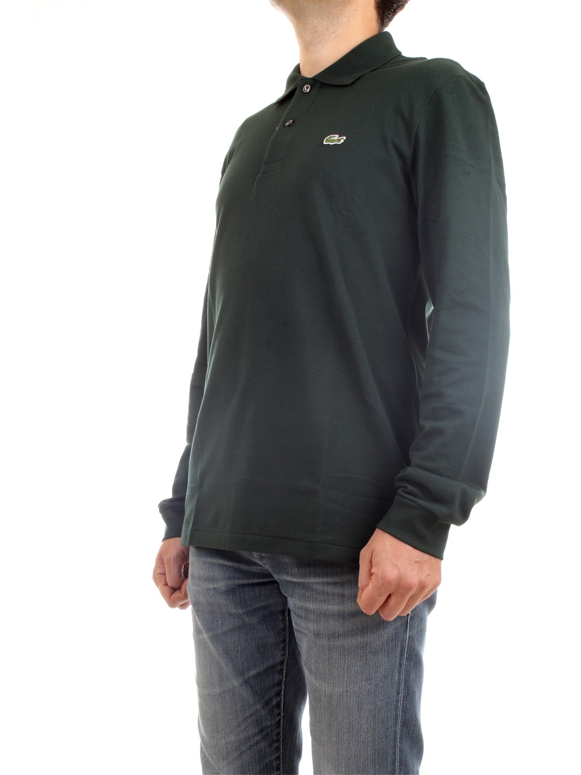Lacoste L1312 00 Green Clothing Man Polo shirt Lacoste L1312 00 Green Clothing Man Polo shirt
