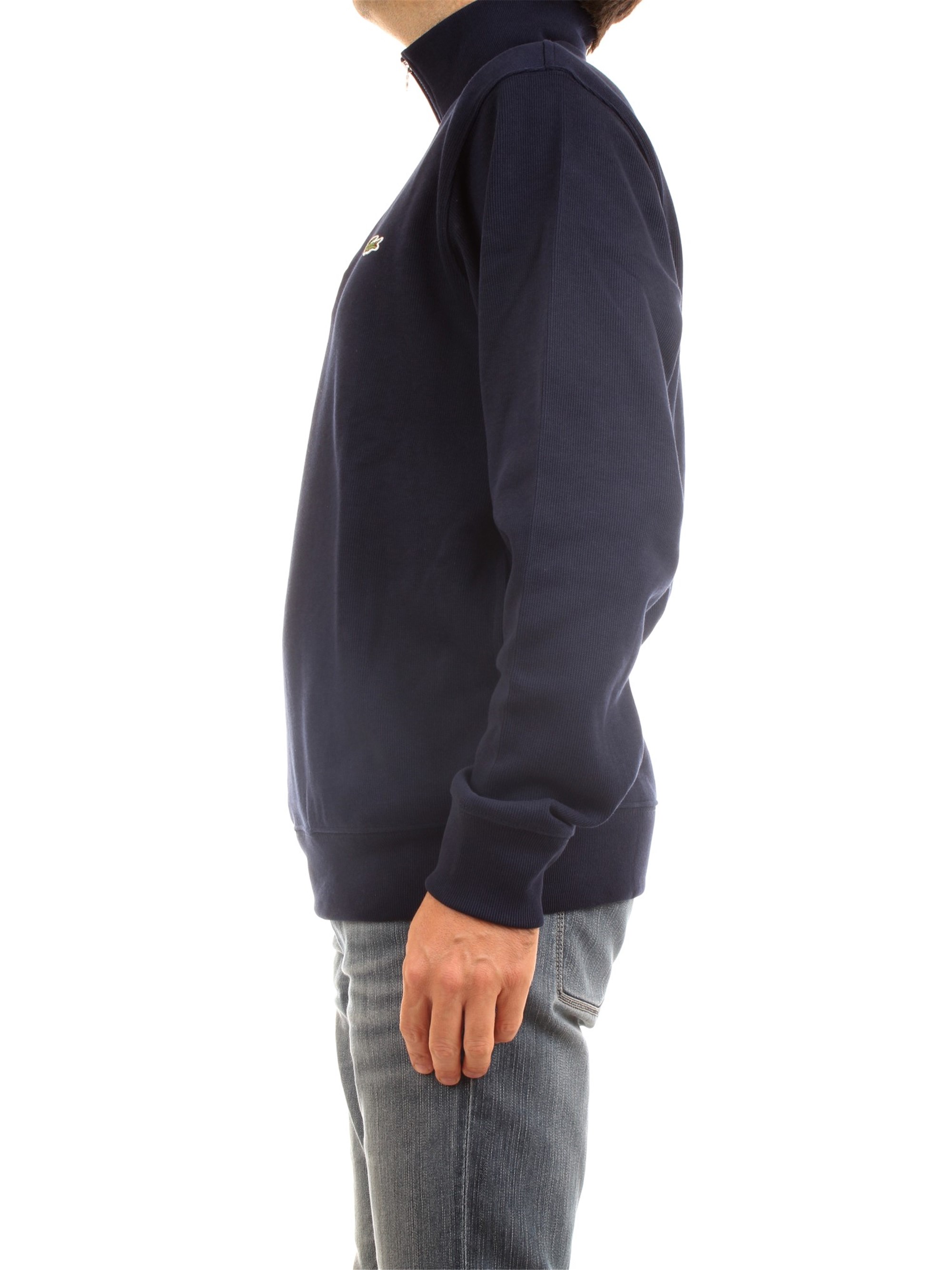 Lacoste SH1927 00 Blue Clothing Man Sweater Lacoste SH1927 00 Blue Clothing Man Sweater