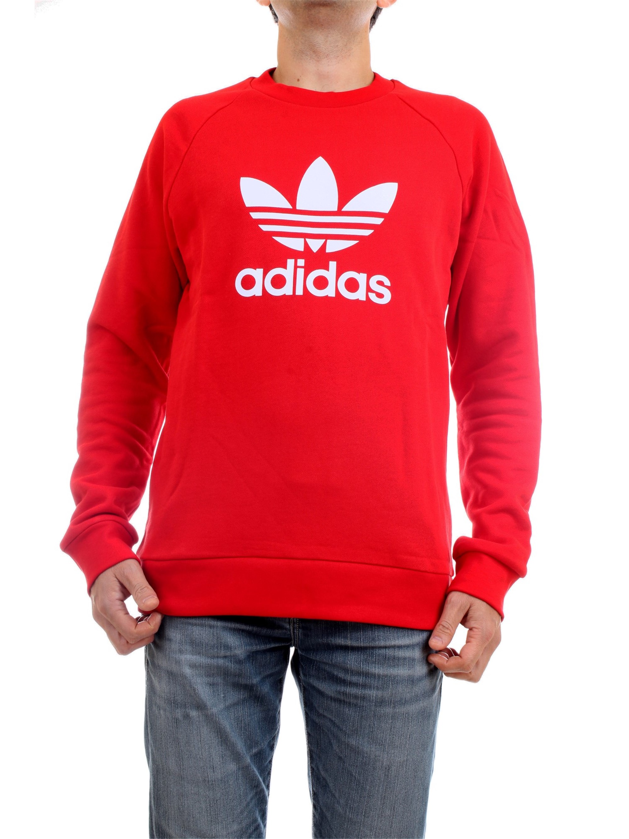 ADIDAS ORIGINALS GD9926 Red Clothing Man Sweater ADIDAS ORIGINALS GD9926 Red Clothing Man Sweater