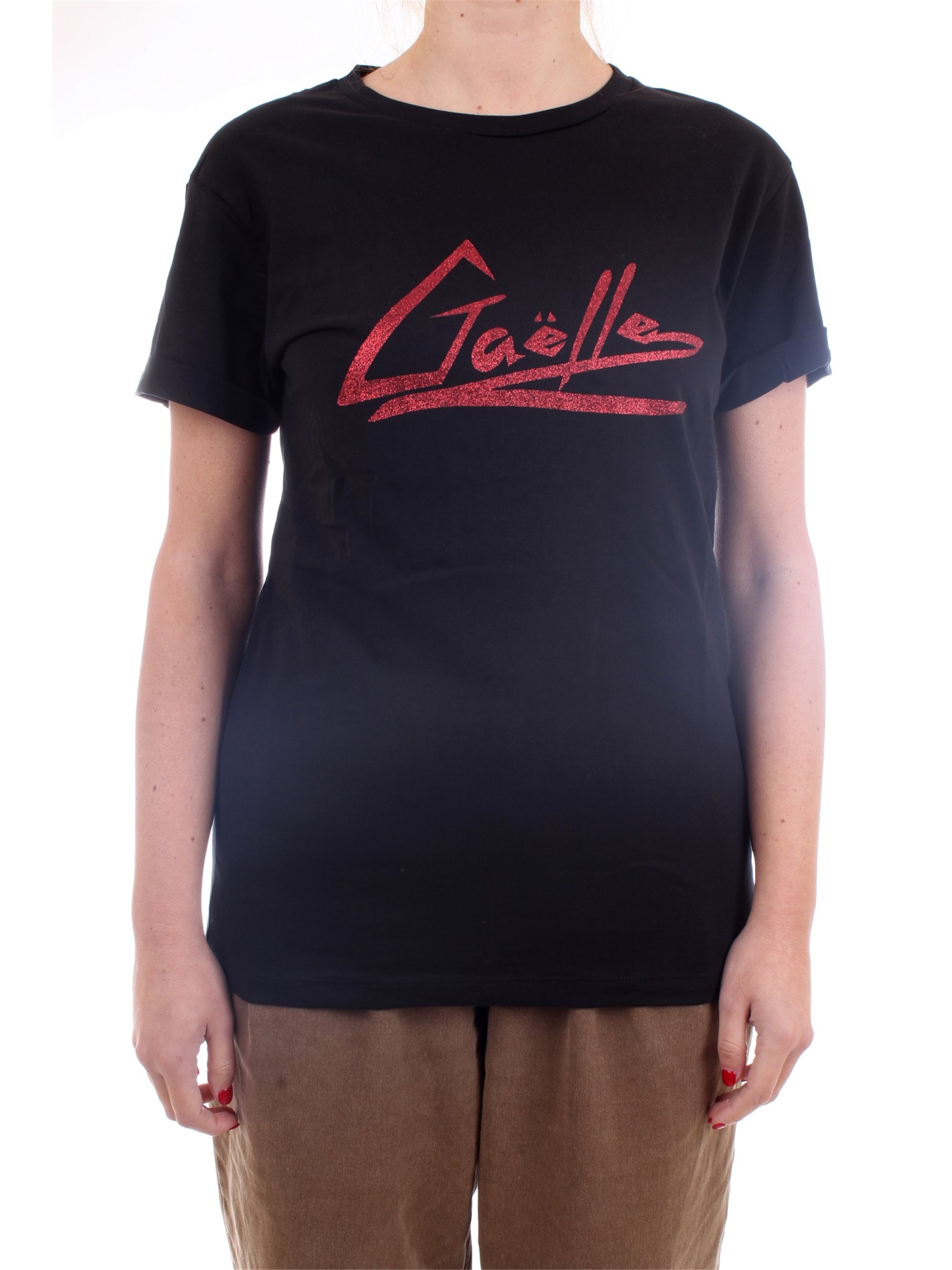 GAELLE PARIS GBD8193 Black Clothing Woman T-Shirt/Polo GAELLE PARIS GBD8193 Black Clothing Woman T-Shirt/Polo