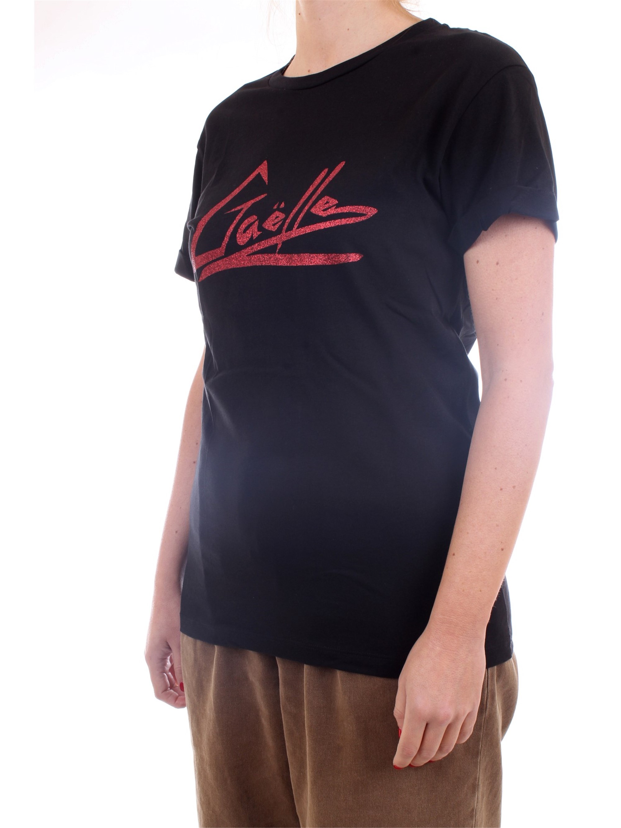 GAELLE PARIS GBD8193 Black Clothing Woman T-Shirt/Polo GAELLE PARIS GBD8193 Black Clothing Woman T-Shirt/Polo