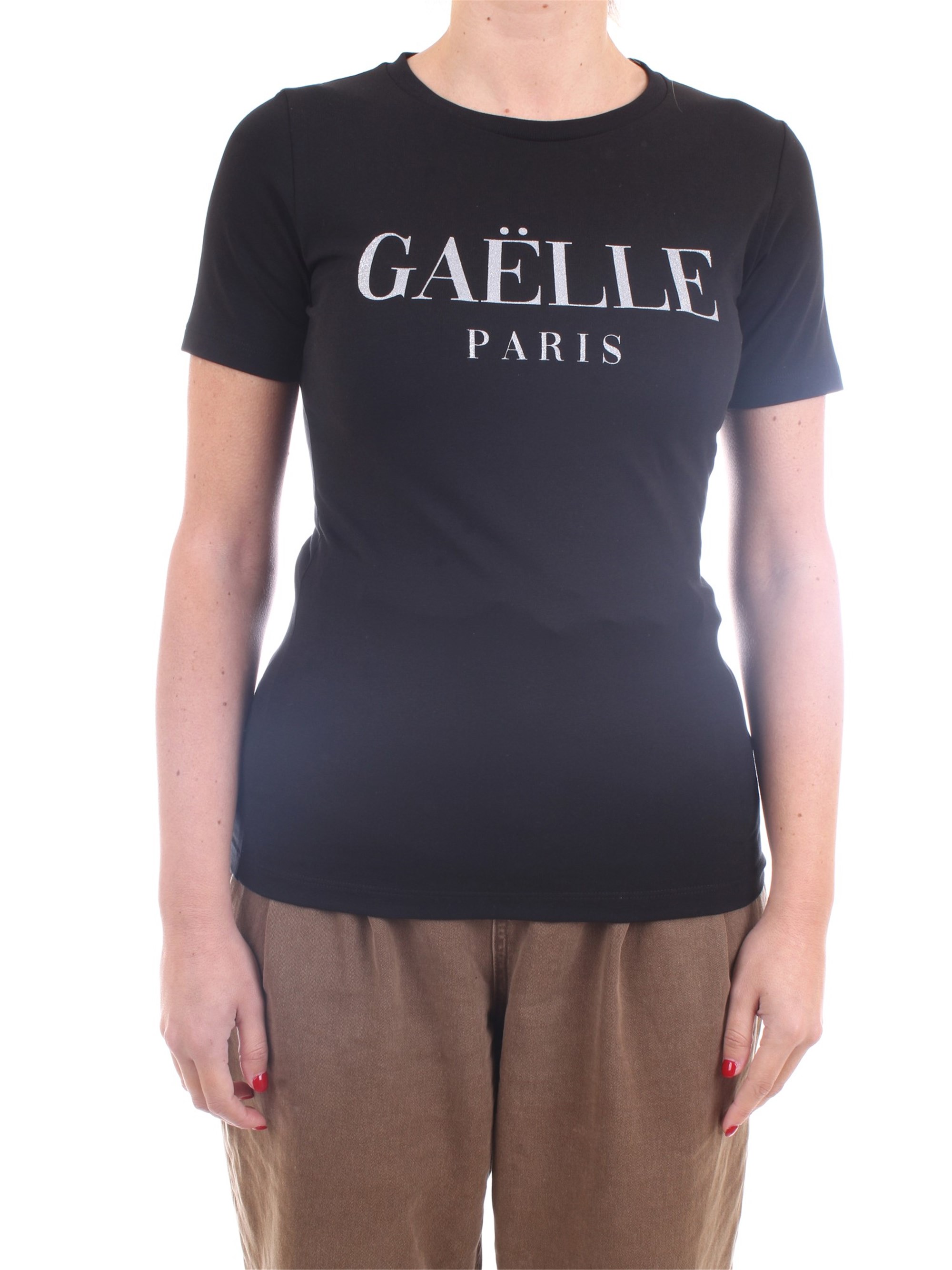 GAELLE PARIS GBD8153 Black Clothing Woman T-Shirt/Polo GAELLE PARIS GBD8153 Black Clothing Woman T-Shirt/Polo