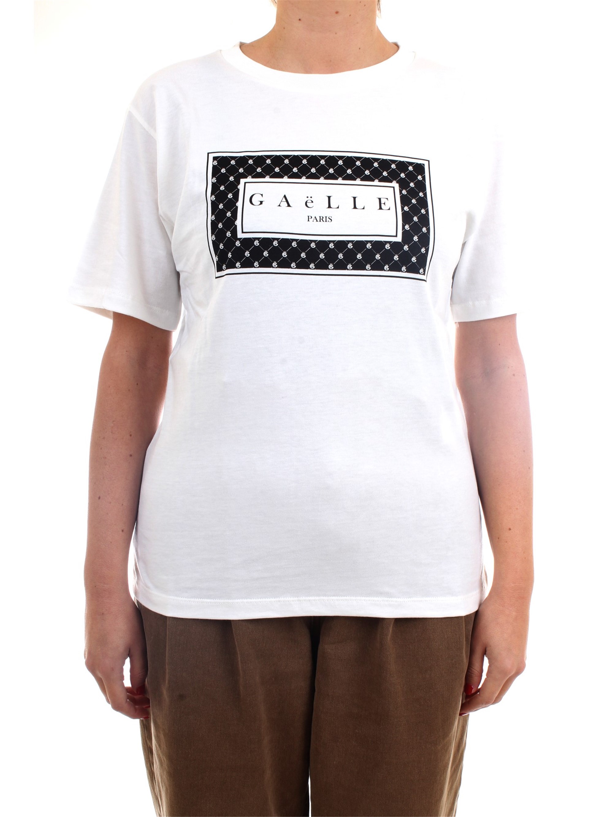 GAELLE PARIS GBD7047 White Clothing Woman T-Shirt/Polo GAELLE PARIS GBD7047 White Clothing Woman T-Shirt/Polo