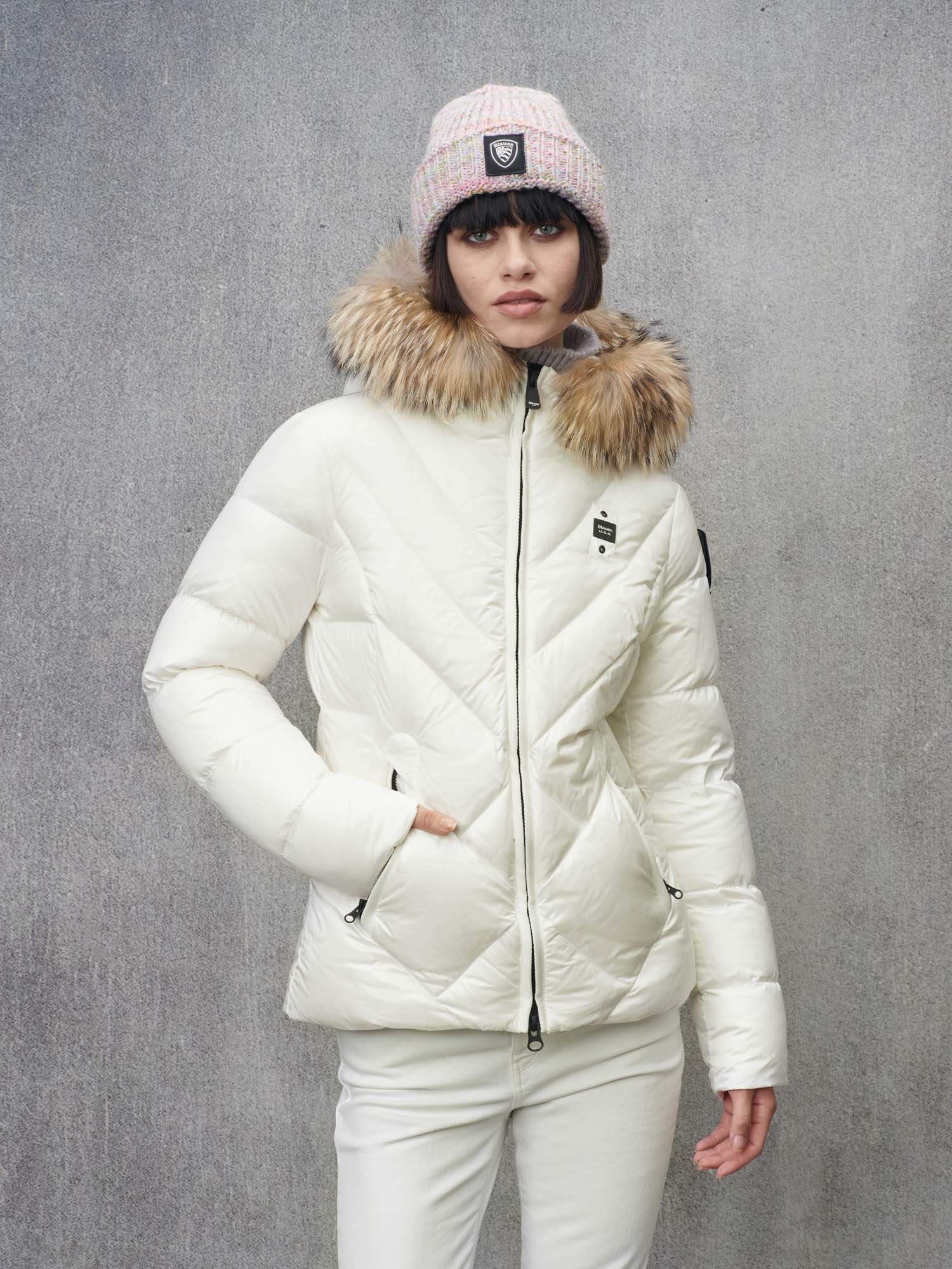 Blauer 24WBLDC03051 006047 Bianco Abbigliamento Donna Piumino Blauer 24WBLDC03051 006047 Bianco Abbigliamento Donna Piumino