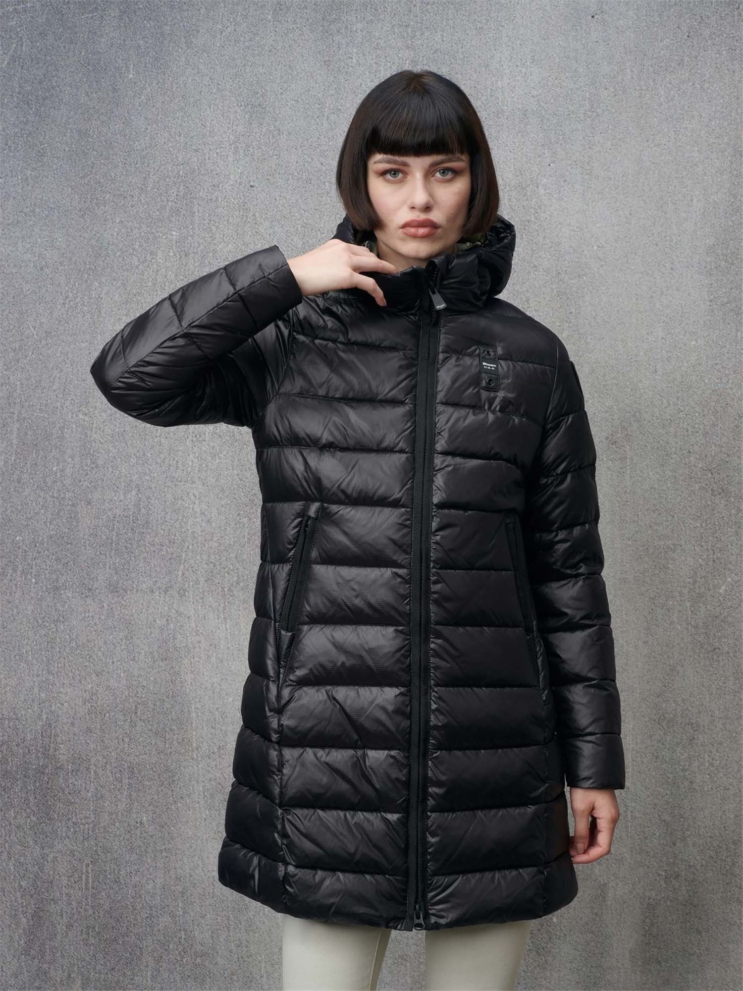 Blauer 24WBLDK02042 006648 Nero Abbigliamento Donna Piumino Blauer 24WBLDK02042 006648 Nero Abbigliamento Donna Piumino
