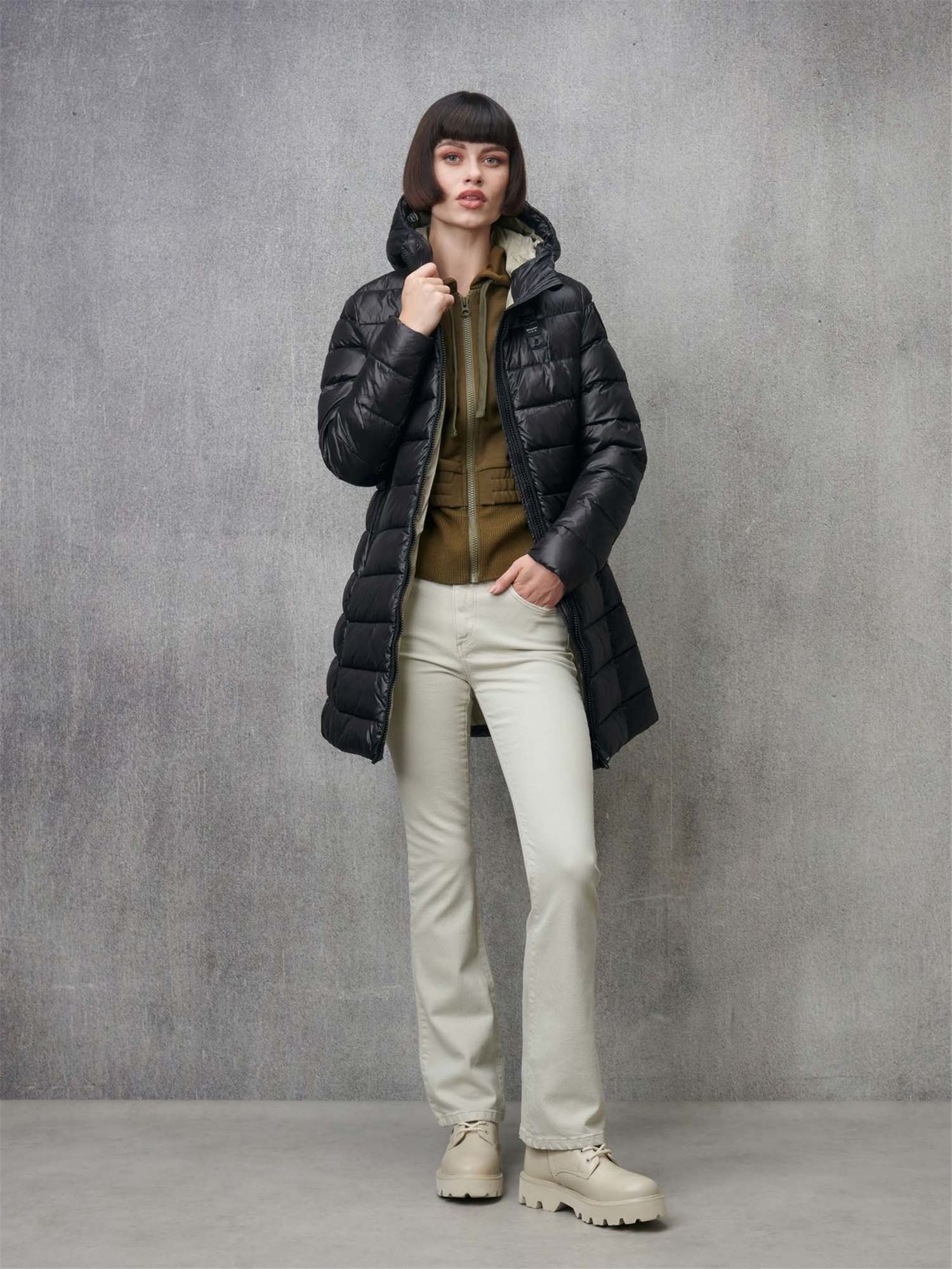 Blauer 24WBLDK02042 006648 Nero Abbigliamento Donna Piumino Blauer 24WBLDK02042 006648 Nero Abbigliamento Donna Piumino