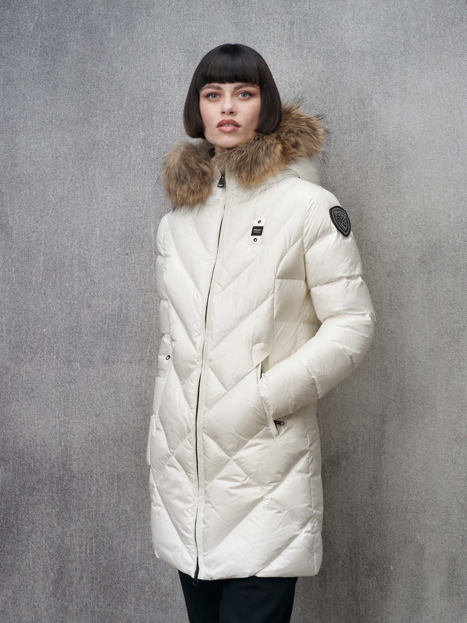 Blauer 24WBLDK03052 006047 Bianco Abbigliamento Donna Piumino Blauer 24WBLDK03052 006047 Bianco Abbigliamento Donna Piumino