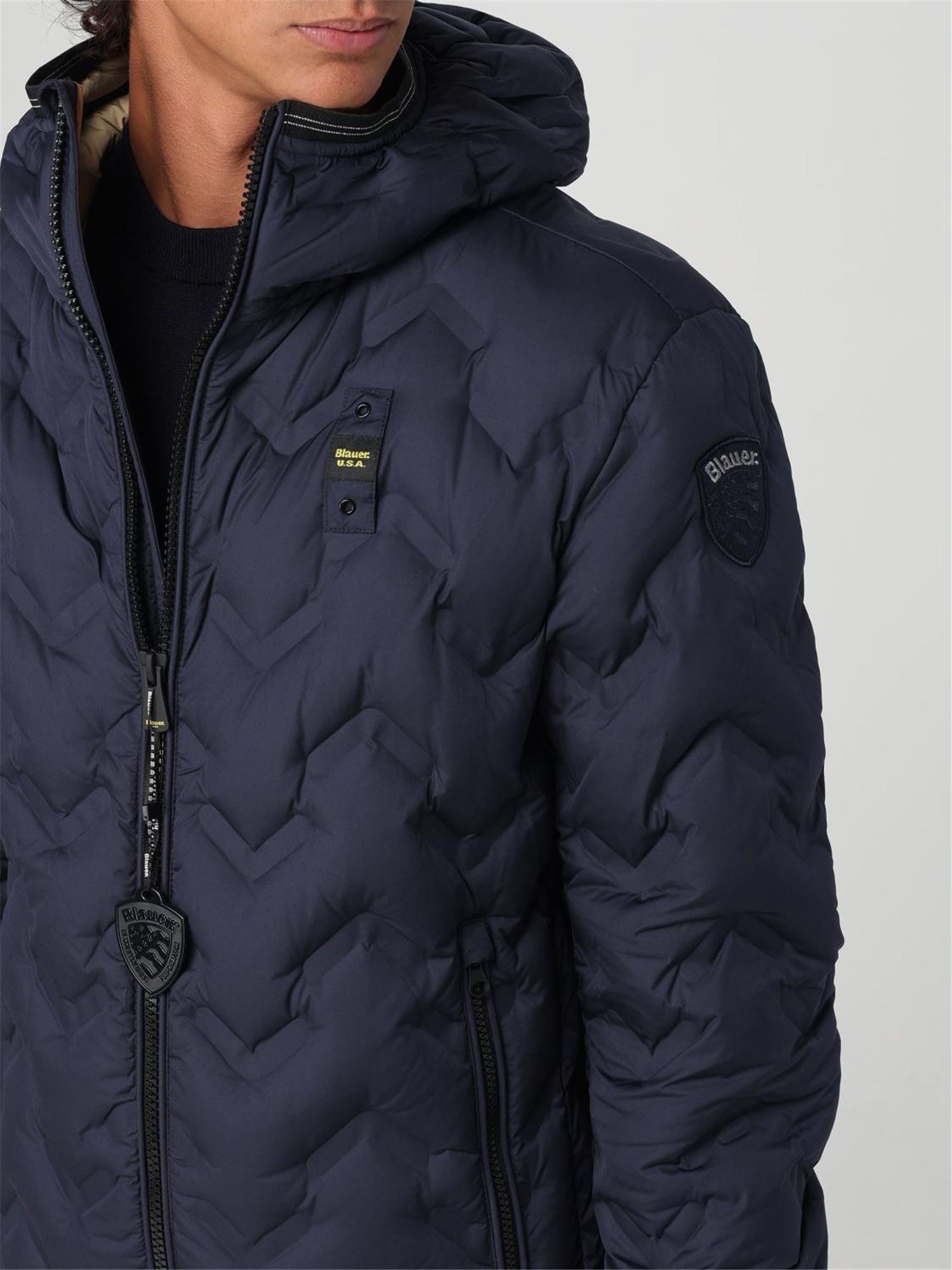 Blauer 24WBLUC03125 006952 Blu Abbigliamento Uomo Piumino Blauer 24WBLUC03125 006952 Blu Abbigliamento Uomo Piumino