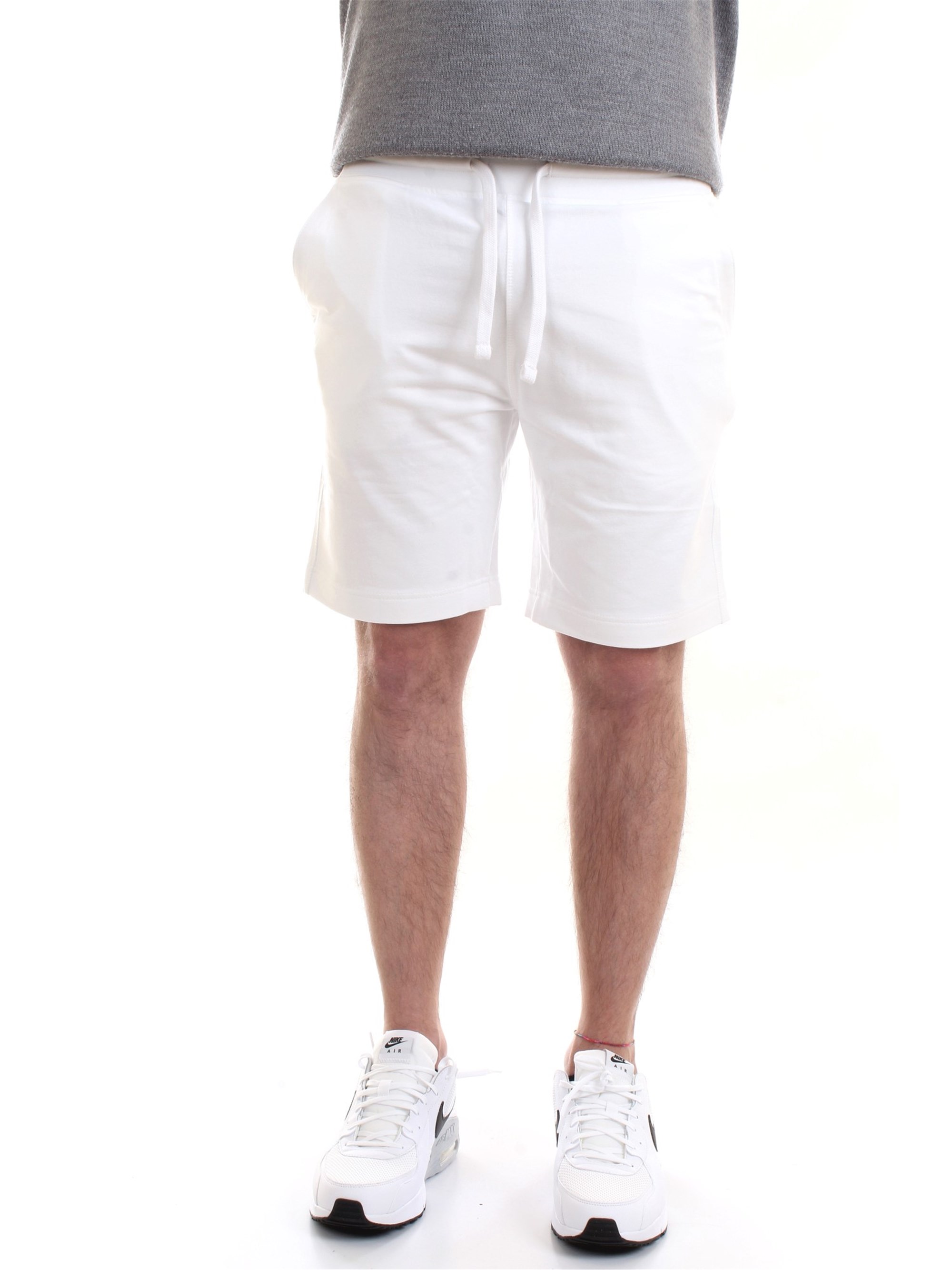 AERONAUTICA MILITARE 211BE030F424 White Clothing Man Shorts AERONAUTICA MILITARE 211BE030F424 White Clothing Man Shorts
