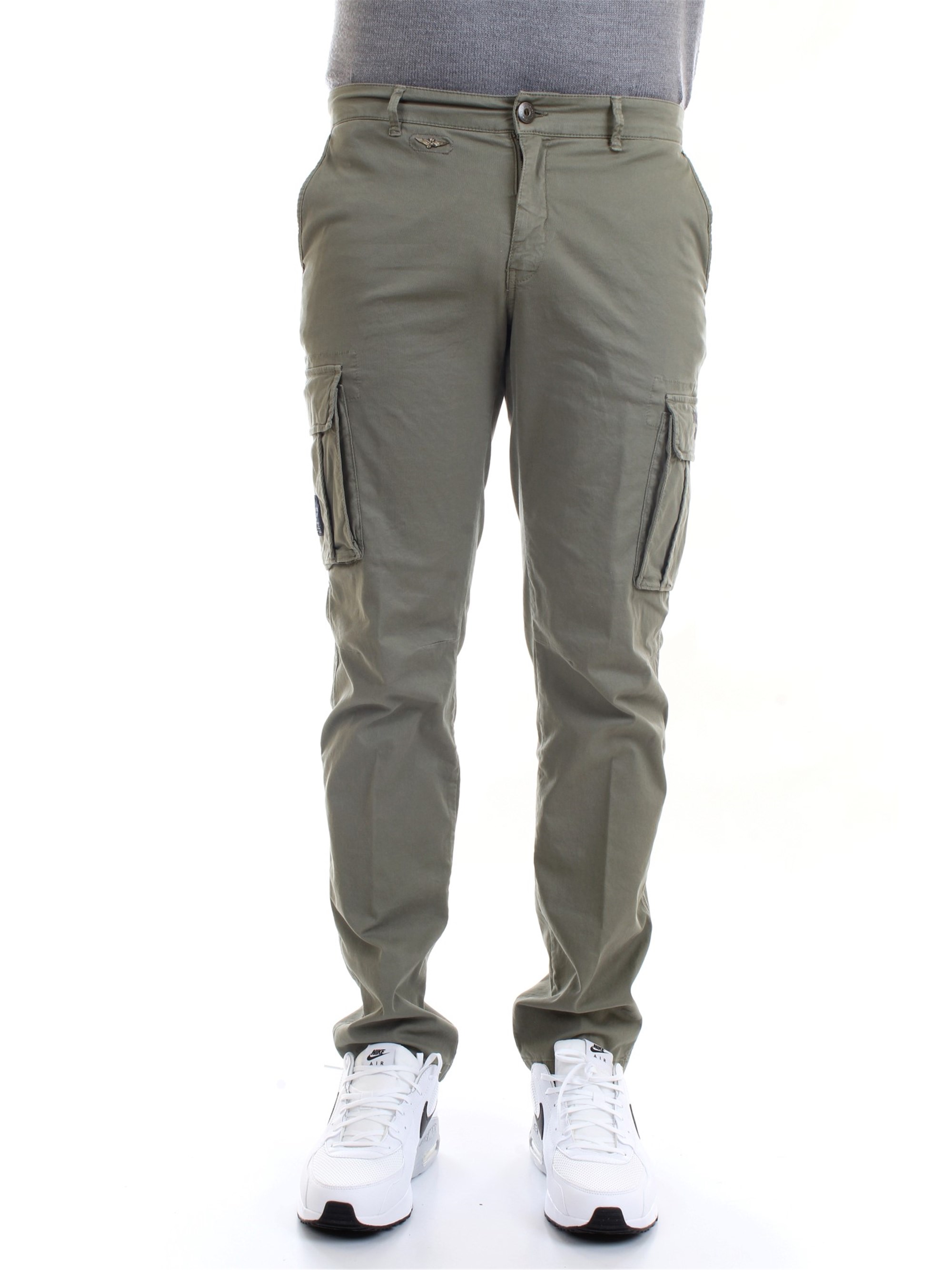 AERONAUTICA MILITARE 211PA1329CT2443 Military green Clothing Man Trousers AERONAUTICA MILITARE 211PA1329CT2443 Military green Clothing Man Trousers
