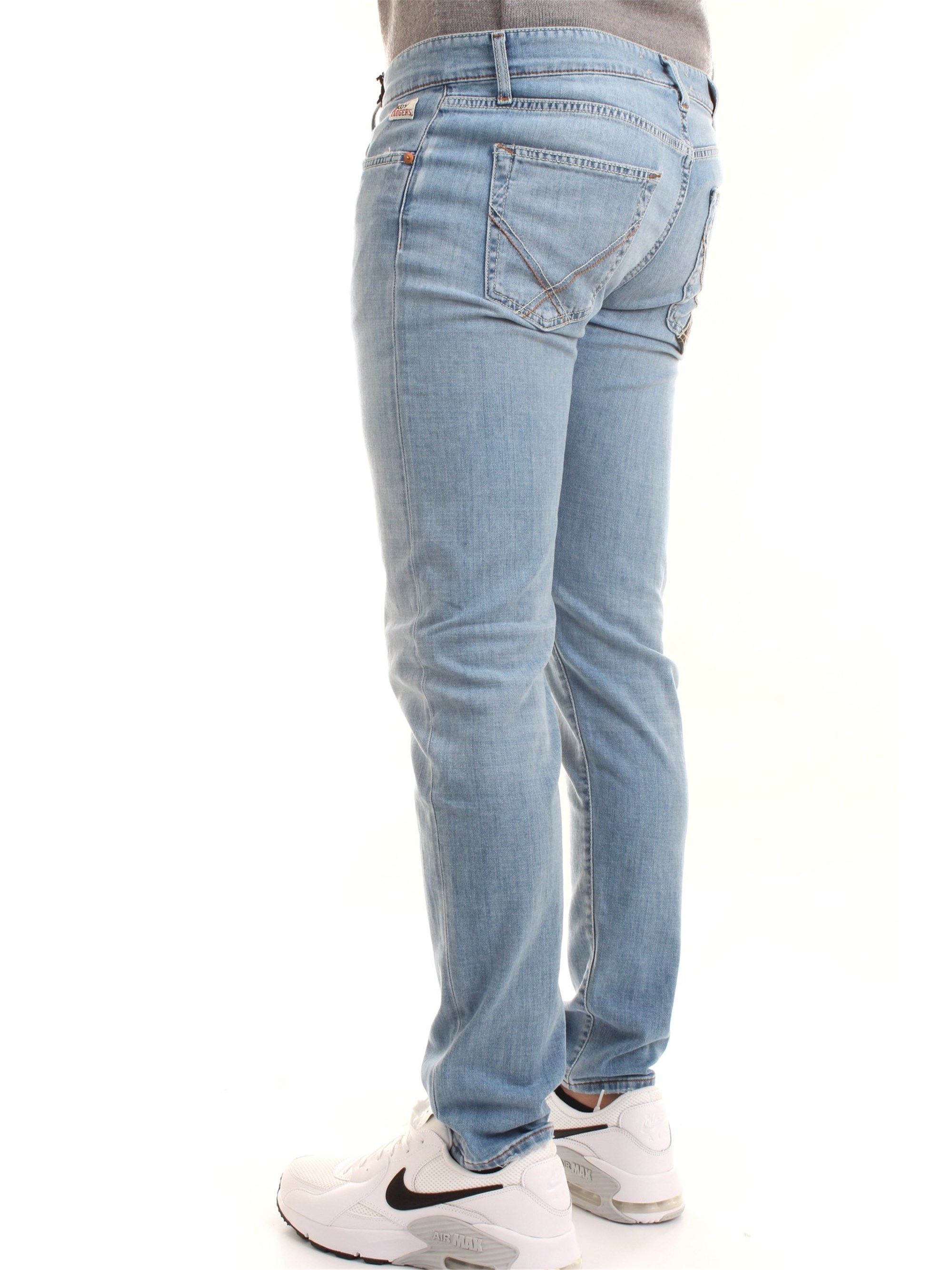 ROY ROGER'S P21RRU075D1410373C8 Light blue Clothing Man Jeans ROY ROGER'S P21RRU075D1410373C8 Light blue Clothing Man Jeans