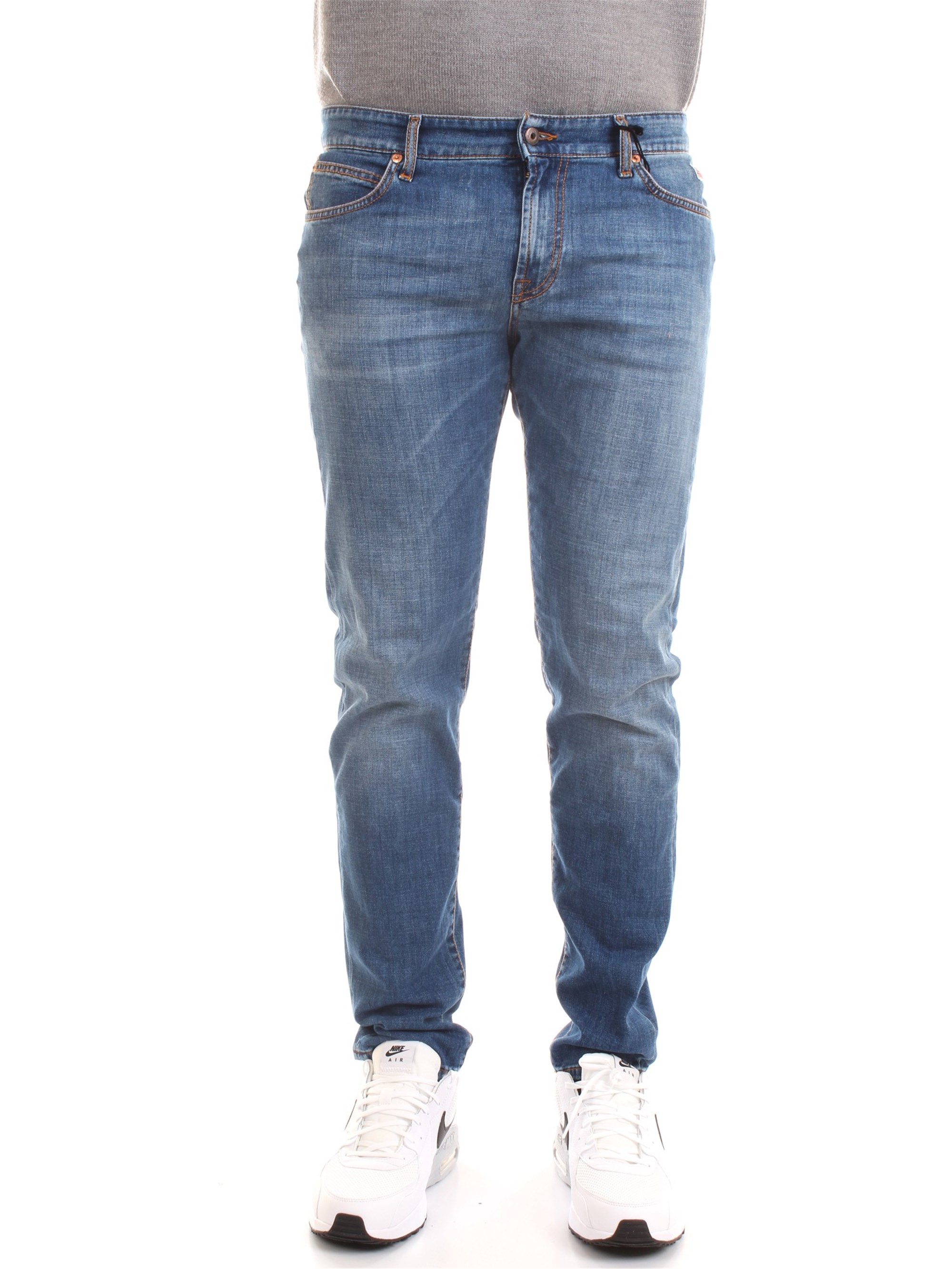 ROY ROGER'S P21RRU075D1410897 Medium blue Clothing Man Jeans ROY ROGER'S P21RRU075D1410897 Medium blue Clothing Man Jeans
