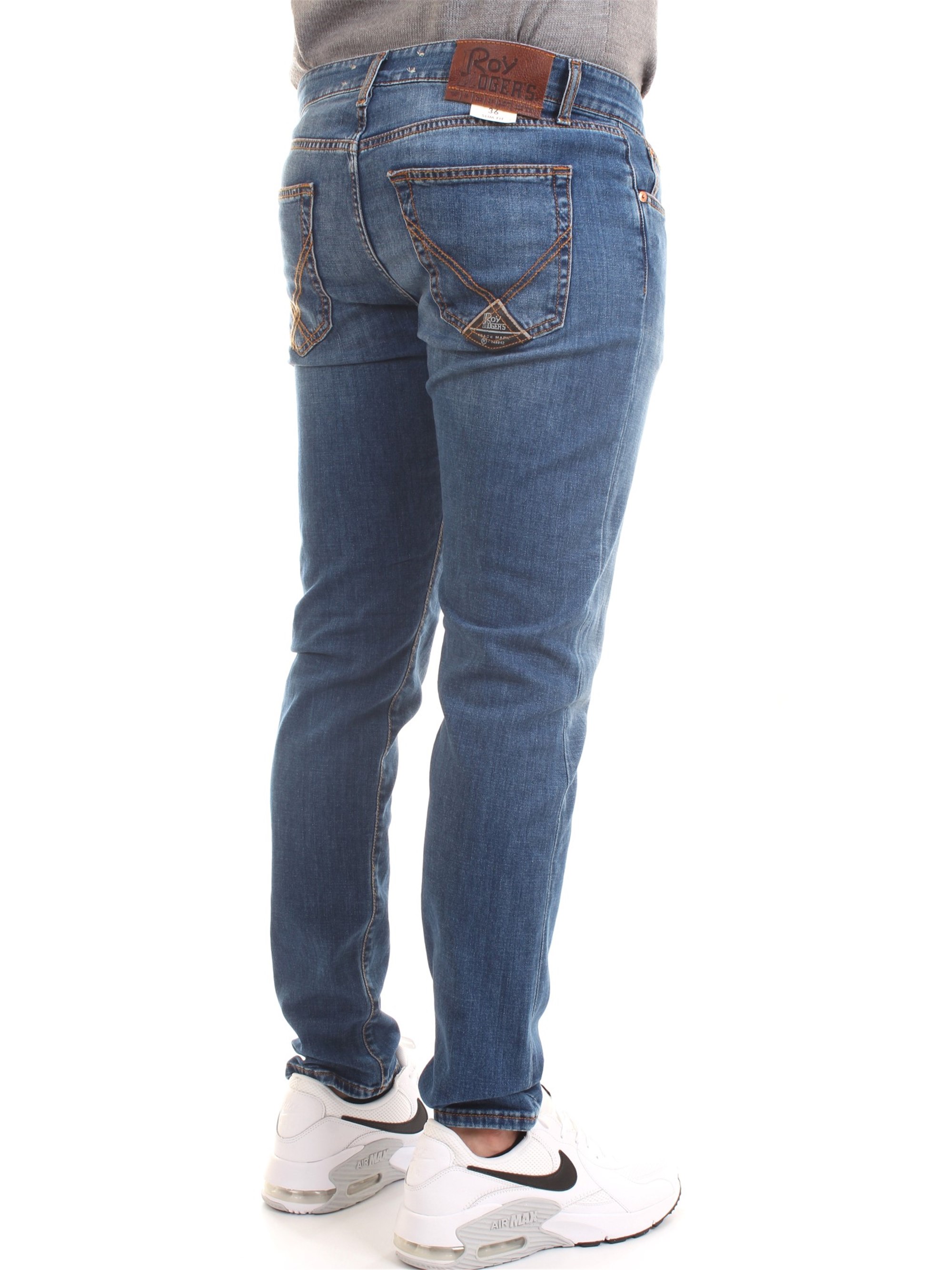 ROY ROGER'S P21RRU075D1410897 Medium blue Clothing Man Jeans ROY ROGER'S P21RRU075D1410897 Medium blue Clothing Man Jeans