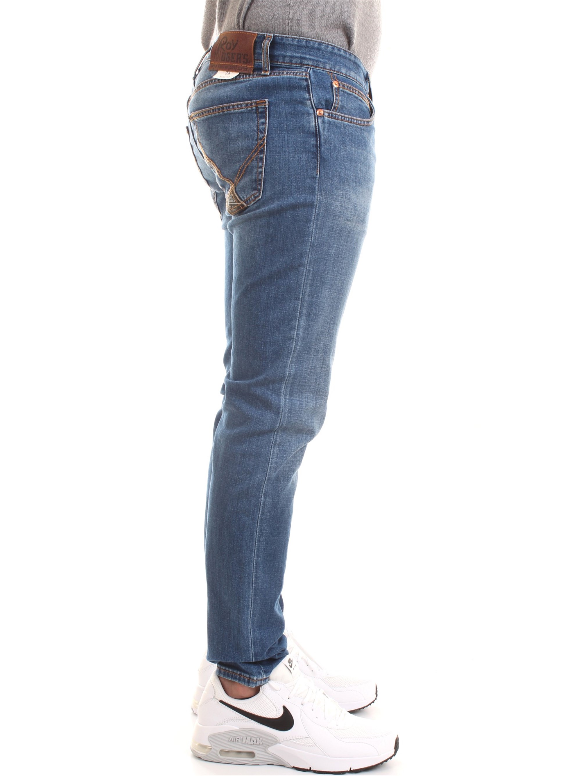 ROY ROGER'S P21RRU075D1410897 Medium blue Clothing Man Jeans ROY ROGER'S P21RRU075D1410897 Medium blue Clothing Man Jeans