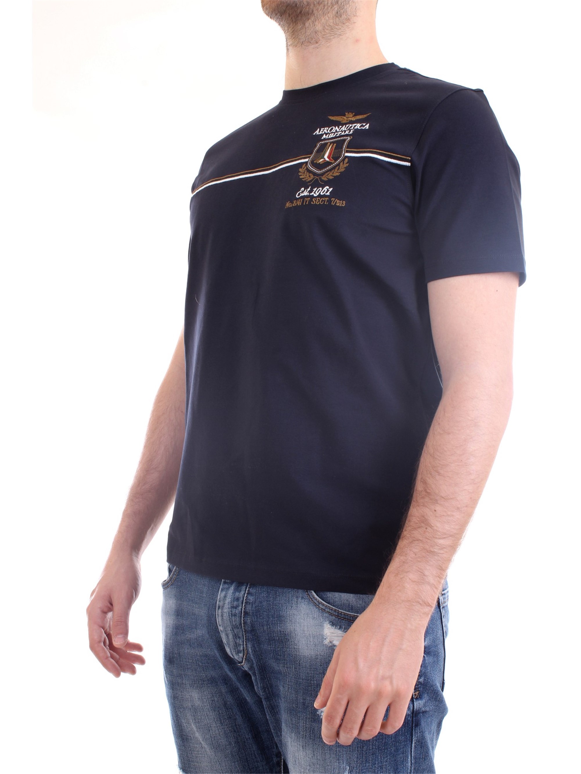 AERONAUTICA MILITARE 211TS1859J469 Blue Clothing Man T-Shirt/Polo AERONAUTICA MILITARE 211TS1859J469 Blue Clothing Man T-Shirt/Polo