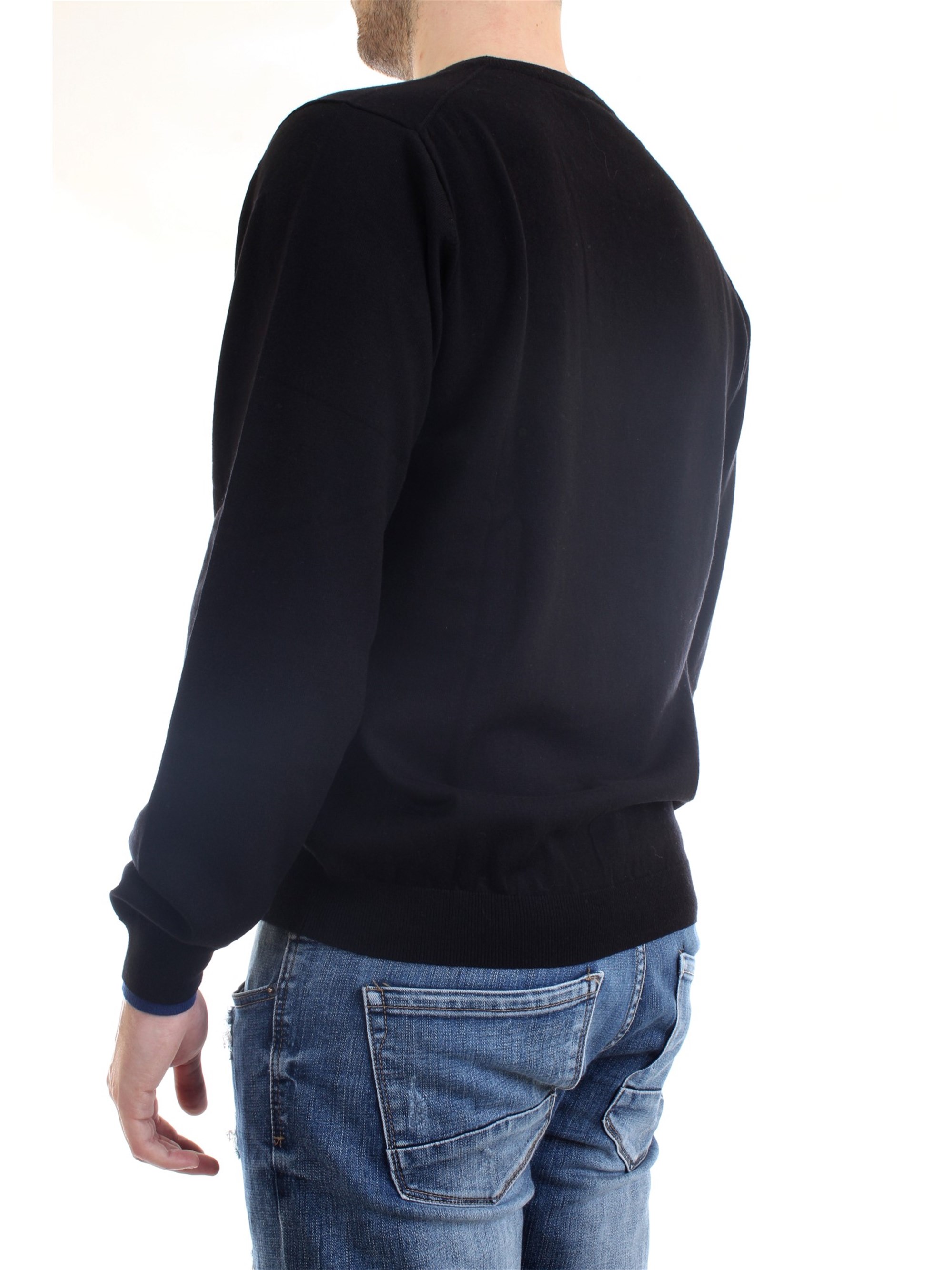 SUN68 K29105 Black Clothing Man Sweater SUN68 K29105 Black Clothing Man Sweater