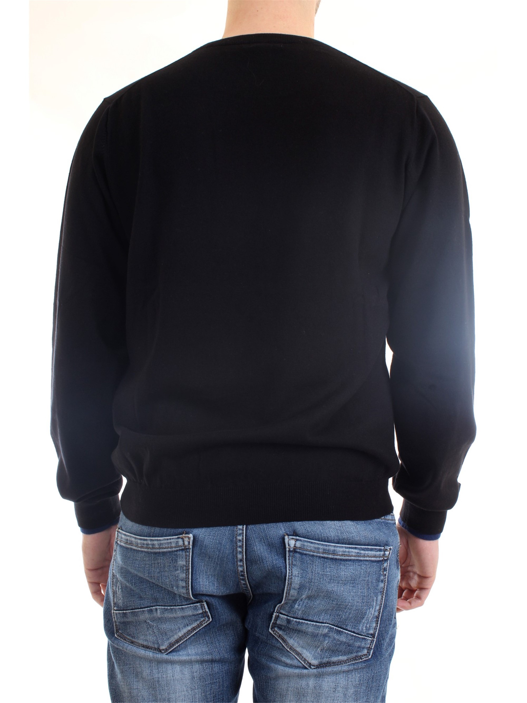 SUN68 K29105 Black Clothing Man Sweater SUN68 K29105 Black Clothing Man Sweater