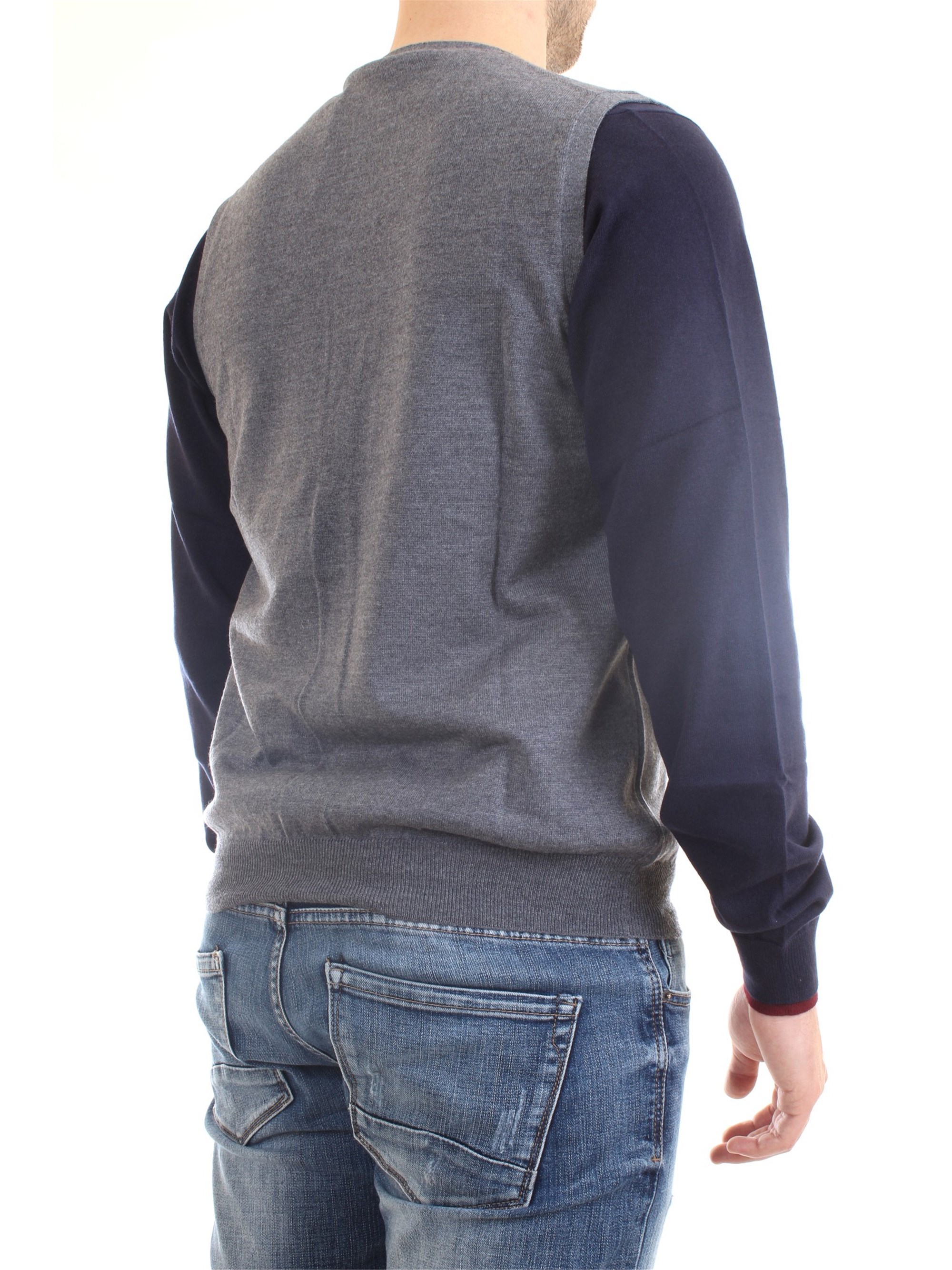 Gran Sasso 58182/14296 Grey Clothing Man Gilet Gran Sasso 58182/14296 Grey Clothing Man Gilet