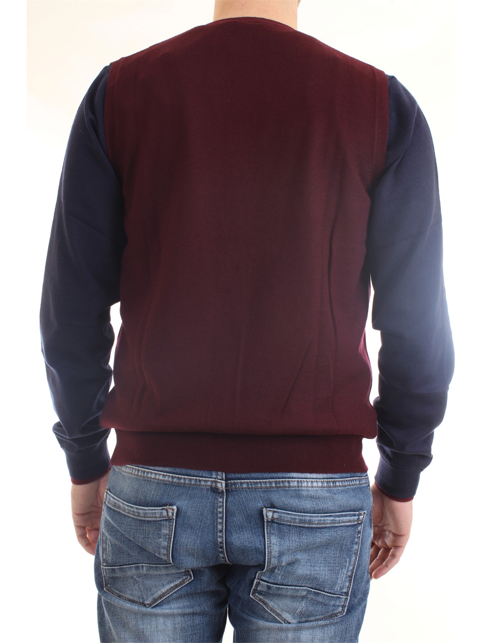 Gran Sasso 58182/14296 Bordeaux Clothing Man Gilet Gran Sasso 58182/14296 Bordeaux Clothing Man Gilet
