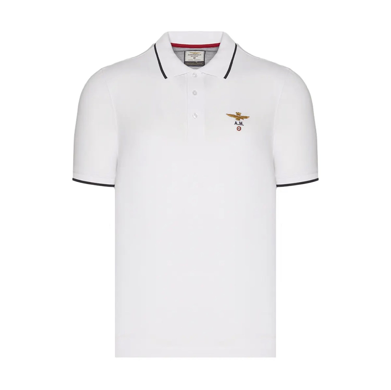 AERONAUTICA MILITARE 251PO1308P82 Bianco Abbigliamento Uomo Polo AERONAUTICA MILITARE 251PO1308P82 Bianco Abbigliamento Uomo Polo
