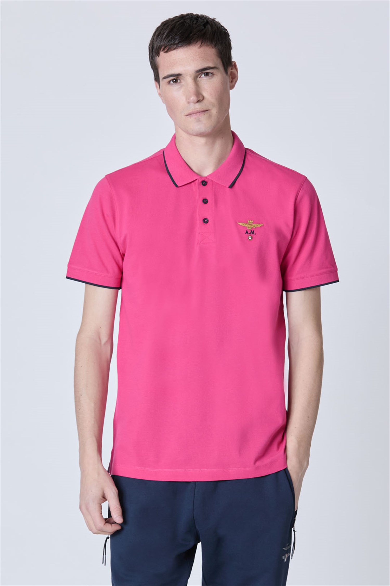 AERONAUTICA MILITARE 251PO1308P82 Fuxia Abbigliamento Uomo Polo AERONAUTICA MILITARE 251PO1308P82 Fuxia Abbigliamento Uomo Polo