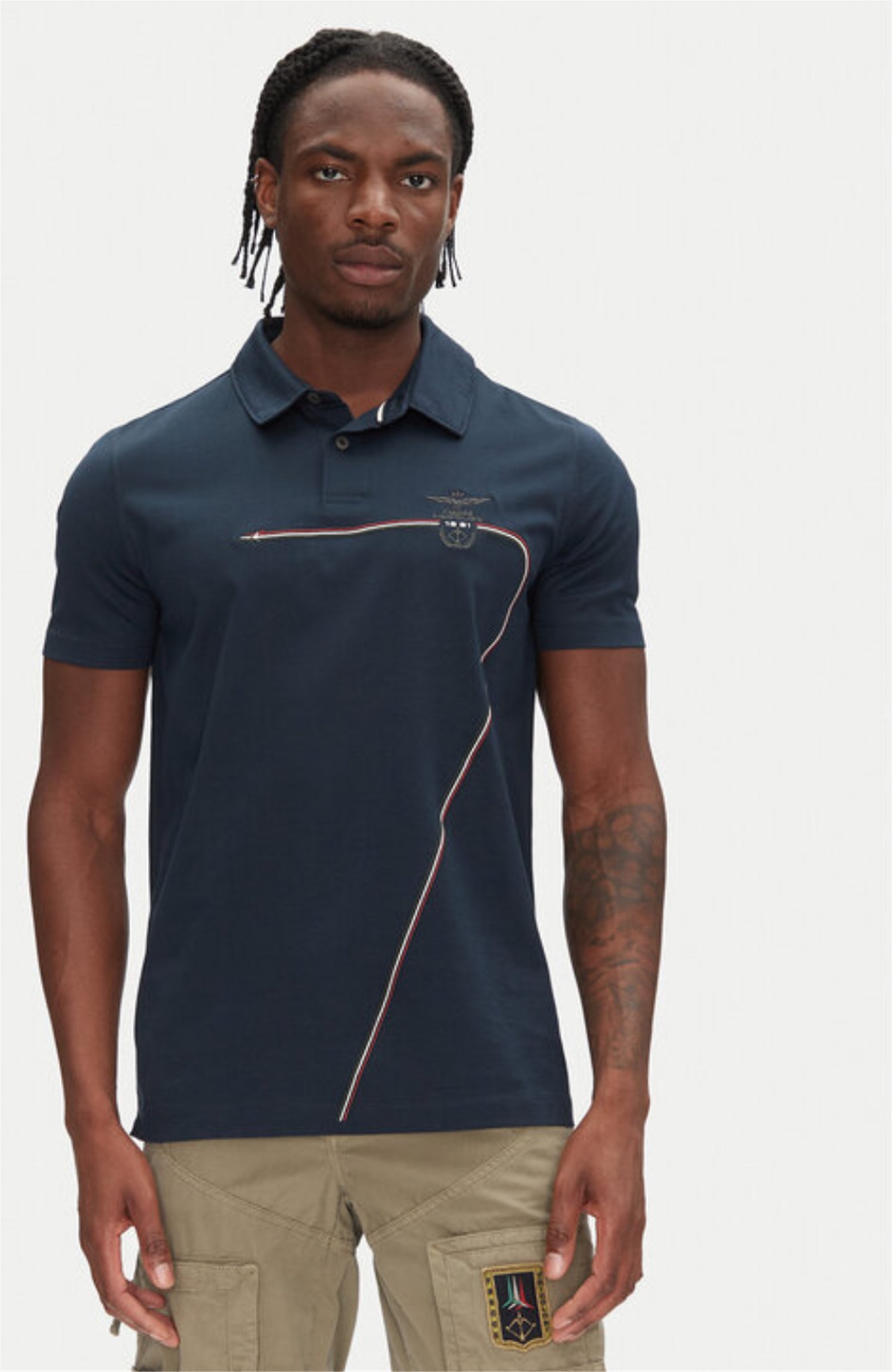 AERONAUTICA MILITARE 251PO1862J682 Blue Clothing Man Polo shirt AERONAUTICA MILITARE 251PO1862J682 Blue Clothing Man Polo shirt