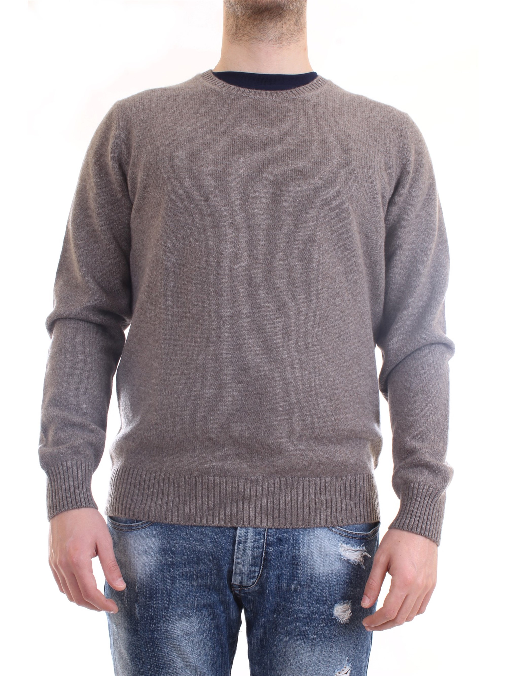 Gran Sasso 23198/15522 Tortora Clothing Man Pullover Gran Sasso 23198/15522 Tortora Clothing Man Pullover