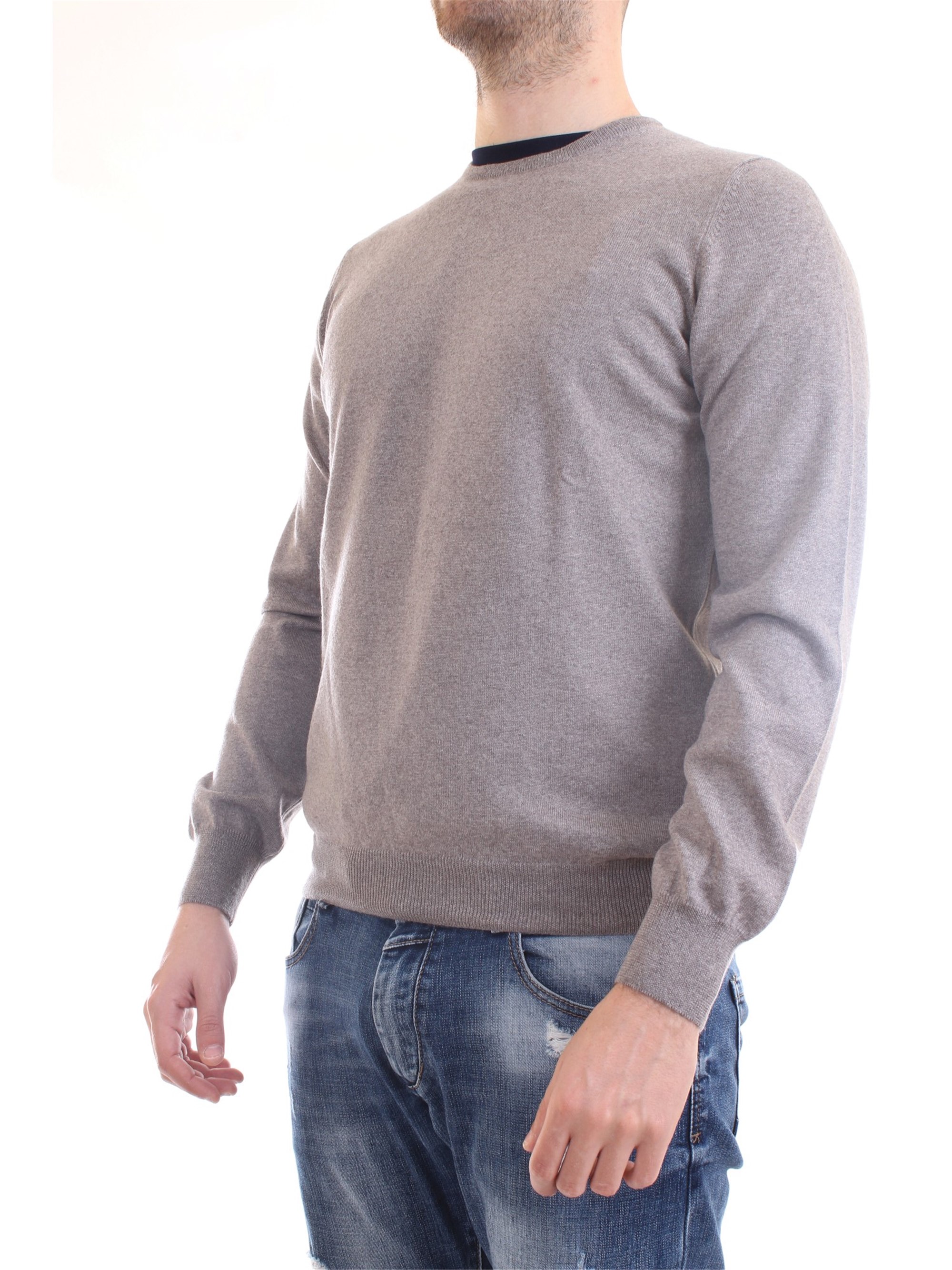 Gran Sasso 55167/14290 Tortora Clothing Man Pullover Gran Sasso 55167/14290 Tortora Clothing Man Pullover