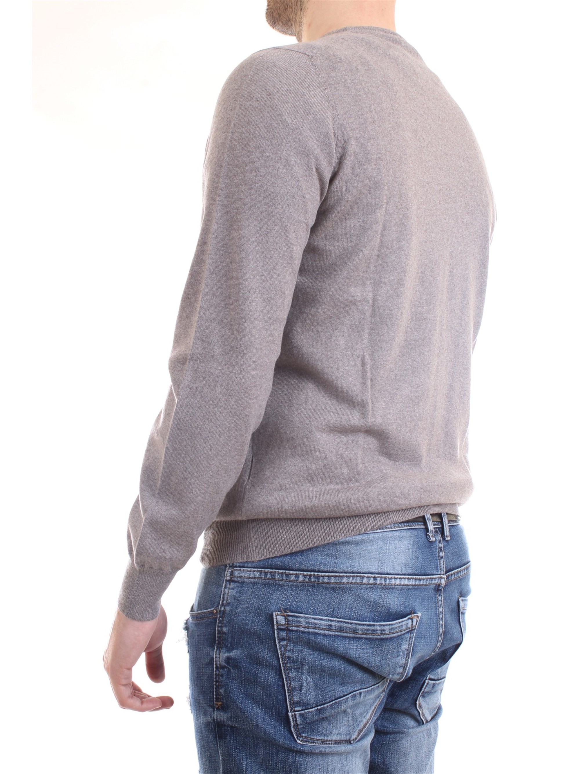 Gran Sasso 55167/14290 Tortora Clothing Man Pullover Gran Sasso 55167/14290 Tortora Clothing Man Pullover