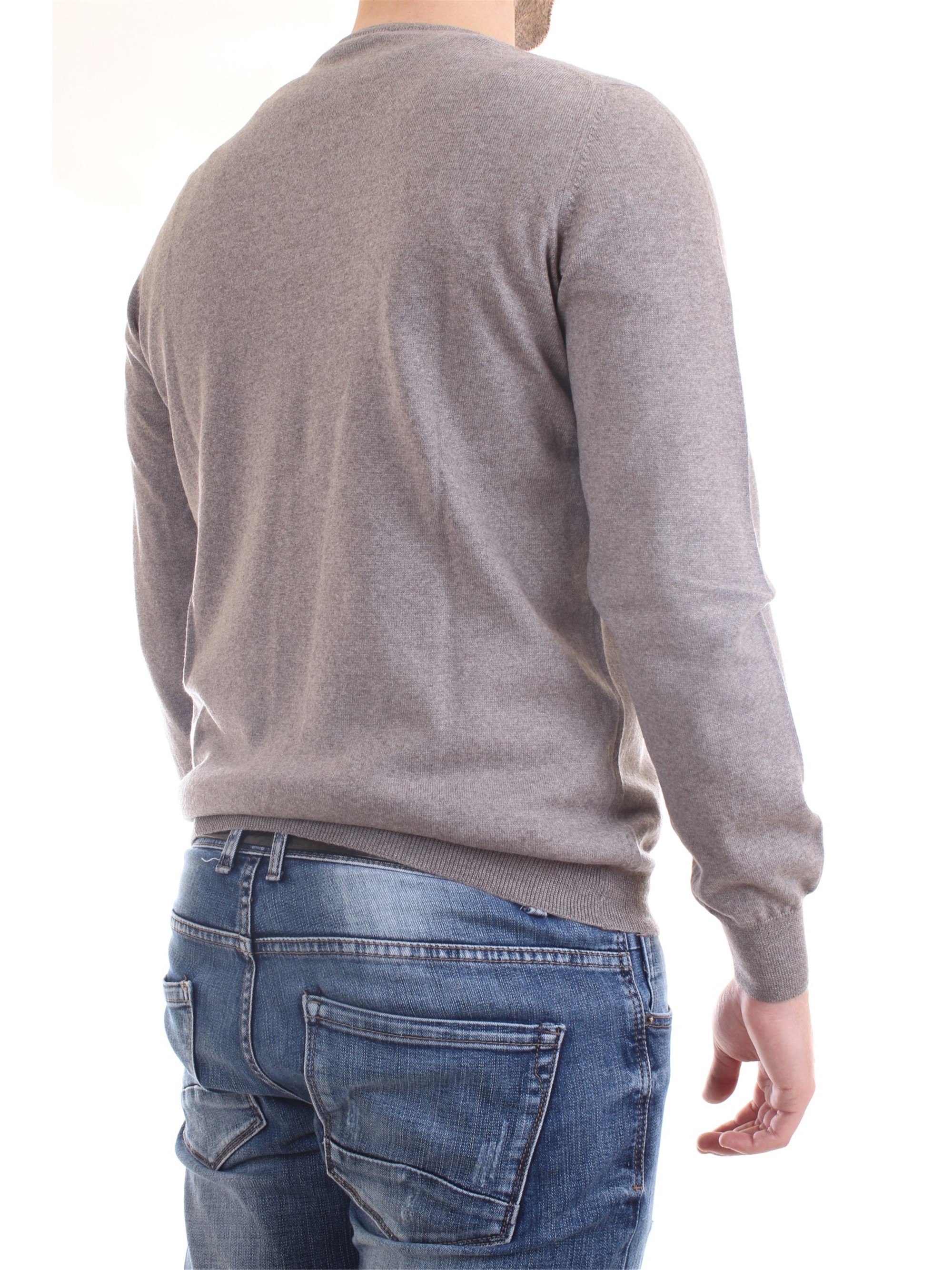 Gran Sasso 55167/14290 Tortora Clothing Man Pullover Gran Sasso 55167/14290 Tortora Clothing Man Pullover