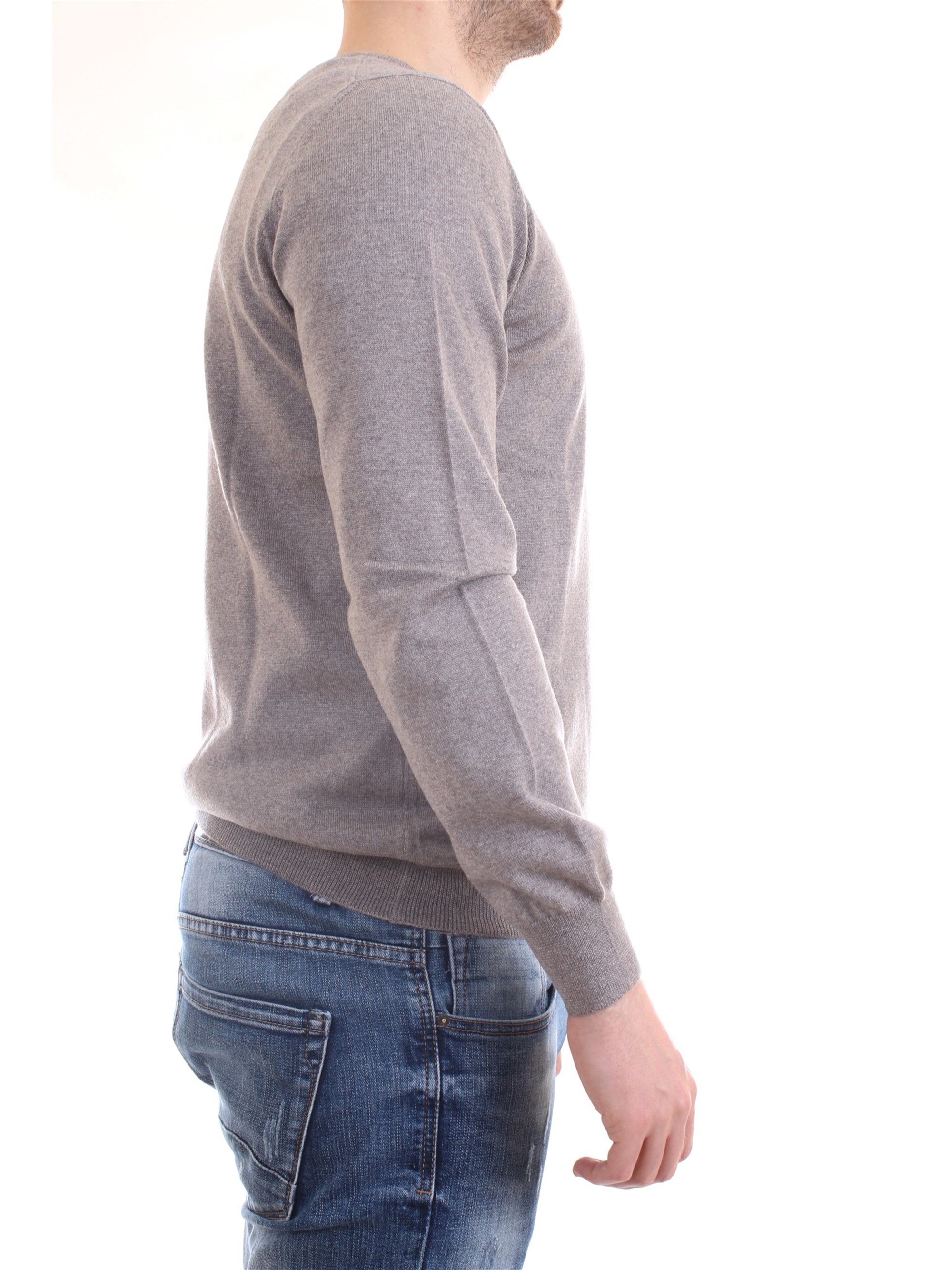 Gran Sasso 55167/14290 Tortora Clothing Man Pullover Gran Sasso 55167/14290 Tortora Clothing Man Pullover