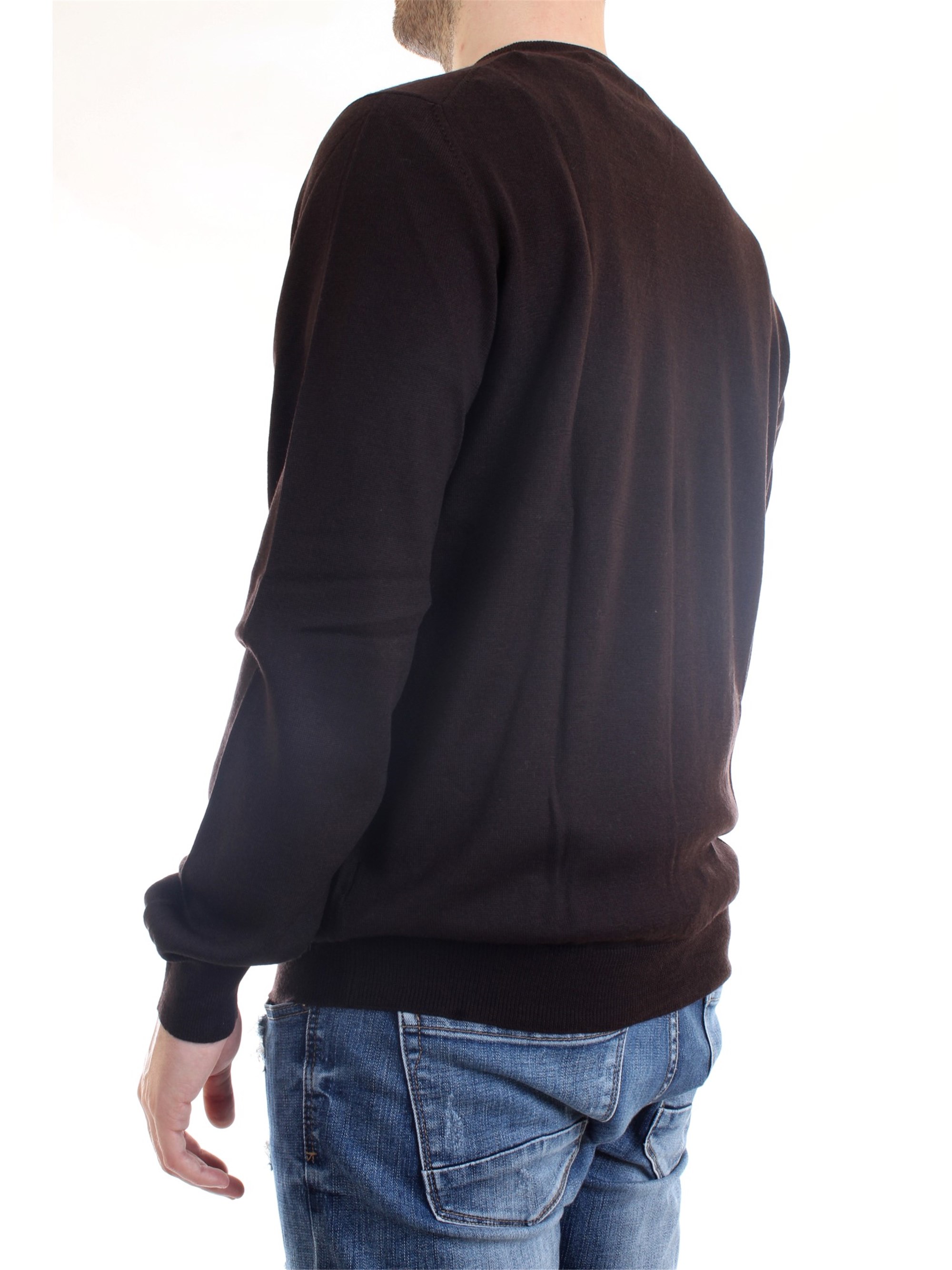 Gran Sasso 55167/14290 Brown Clothing Man Pullover Gran Sasso 55167/14290 Brown Clothing Man Pullover