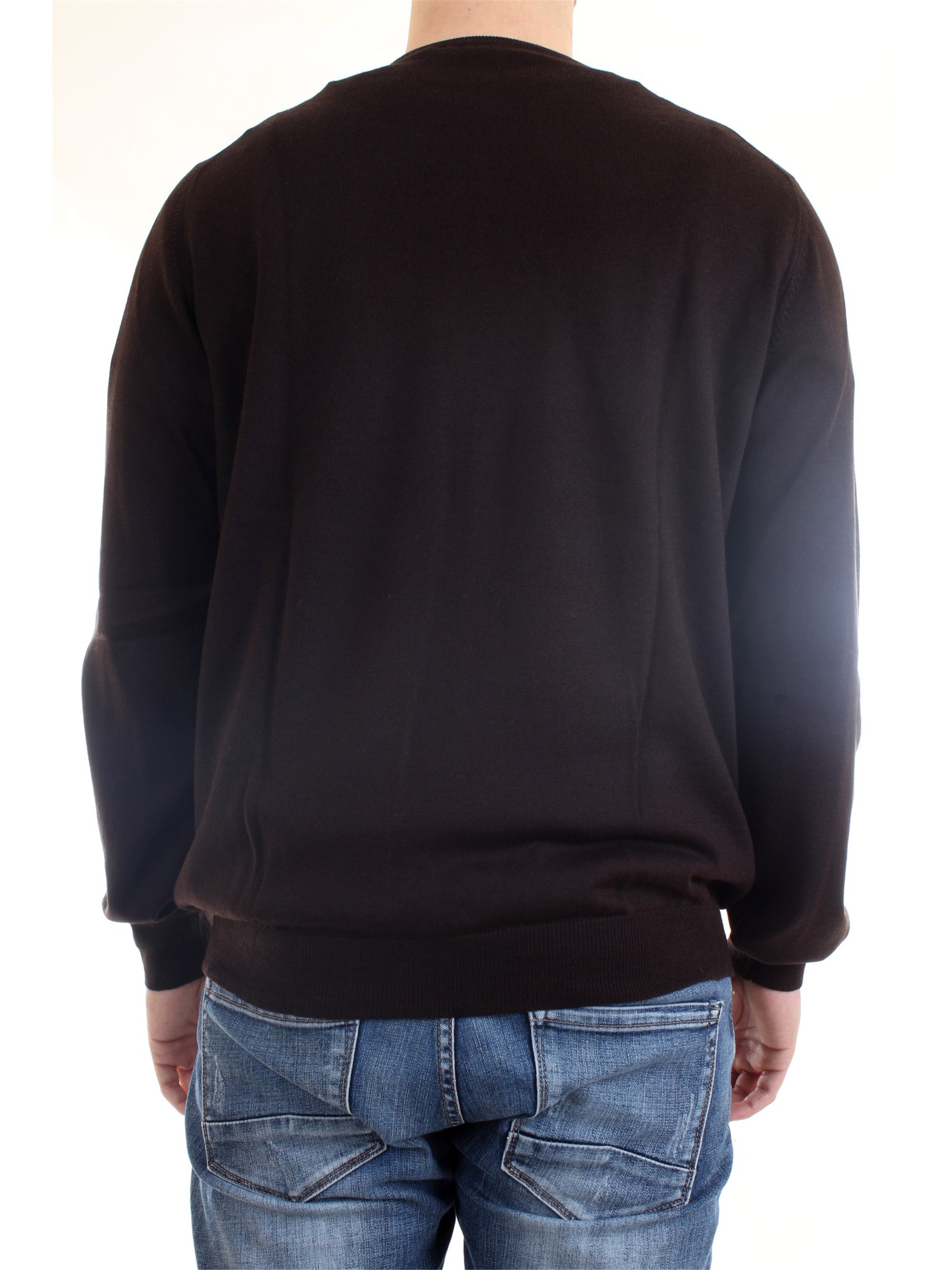 Gran Sasso 55167/14290 Brown Clothing Man Pullover Gran Sasso 55167/14290 Brown Clothing Man Pullover