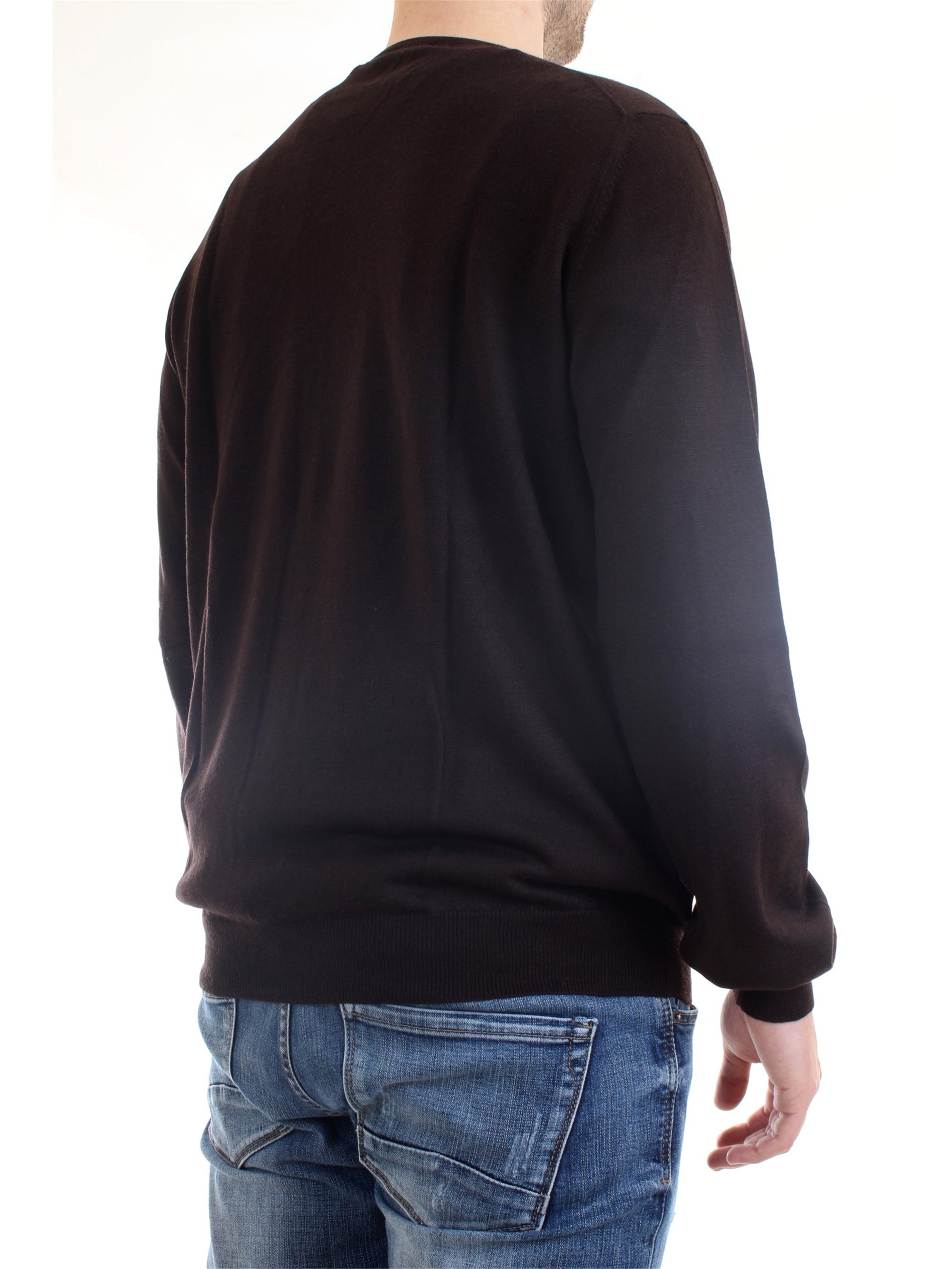 Gran Sasso 55167/14290 Brown Clothing Man Pullover Gran Sasso 55167/14290 Brown Clothing Man Pullover