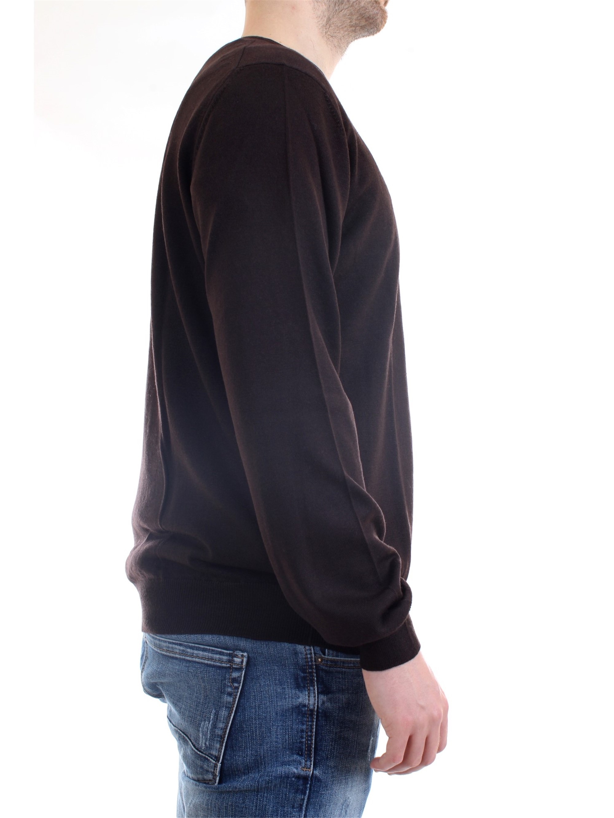 Gran Sasso 55167/14290 Brown Clothing Man Pullover Gran Sasso 55167/14290 Brown Clothing Man Pullover