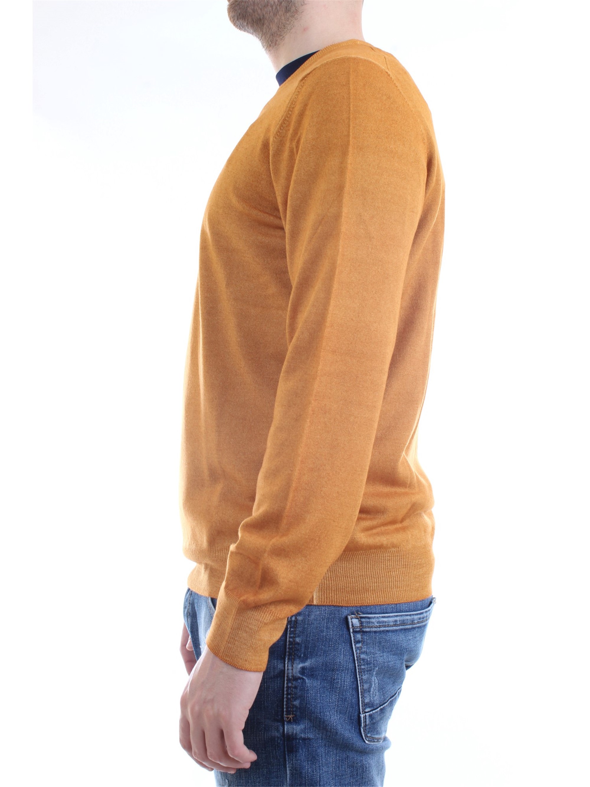 Gran Sasso 55167/22792 Orange Clothing Man Pullover Gran Sasso 55167/22792 Orange Clothing Man Pullover