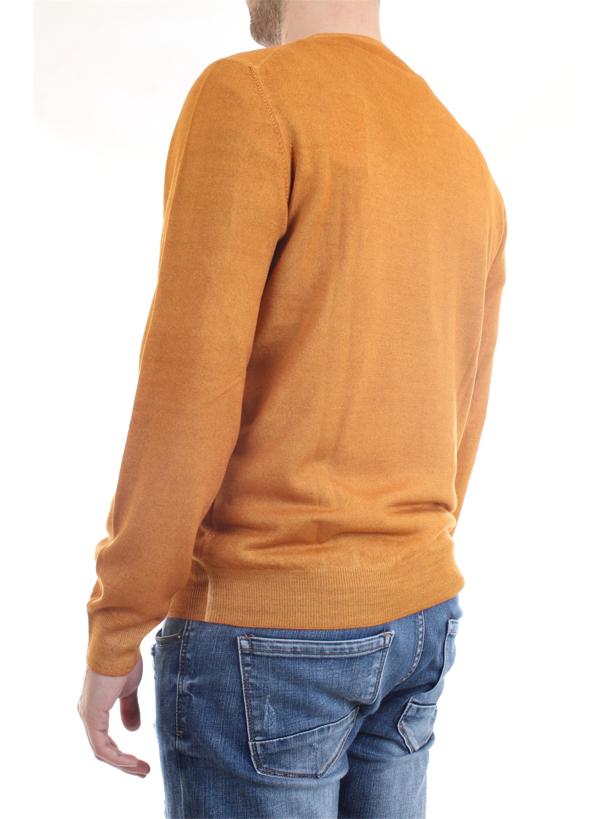 Gran Sasso 55167/22792 Orange Clothing Man Pullover Gran Sasso 55167/22792 Orange Clothing Man Pullover