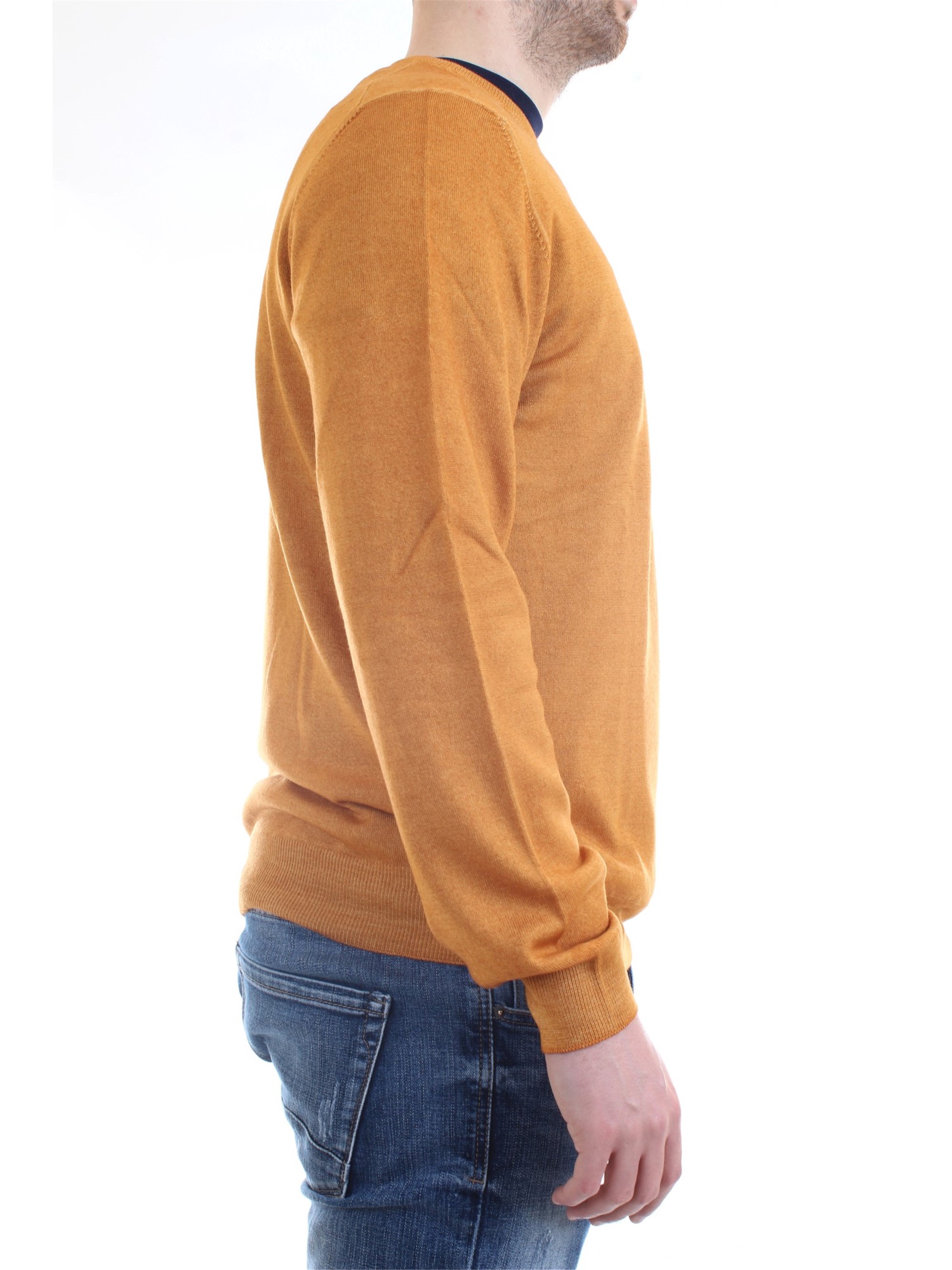 Gran Sasso 55167/22792 Orange Clothing Man Pullover Gran Sasso 55167/22792 Orange Clothing Man Pullover