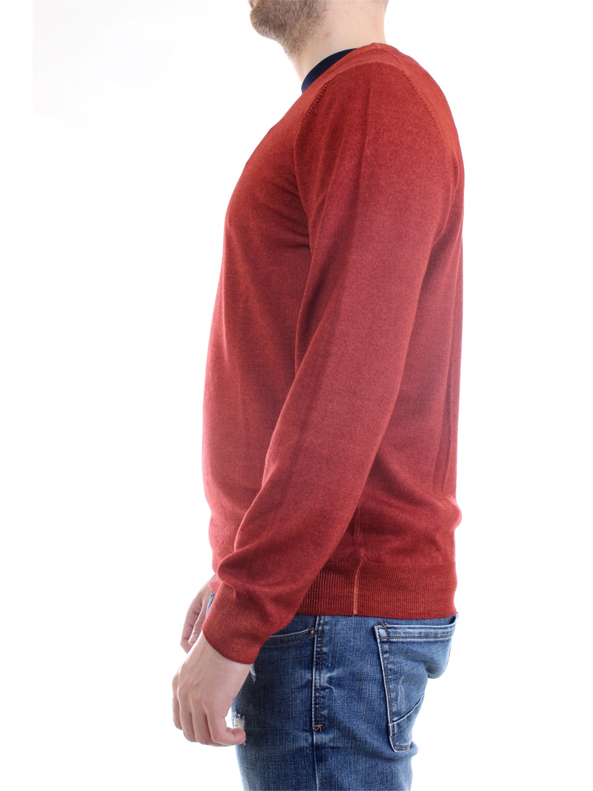 Gran Sasso 55167/22792 Red Clothing Man Pullover Gran Sasso 55167/22792 Red Clothing Man Pullover