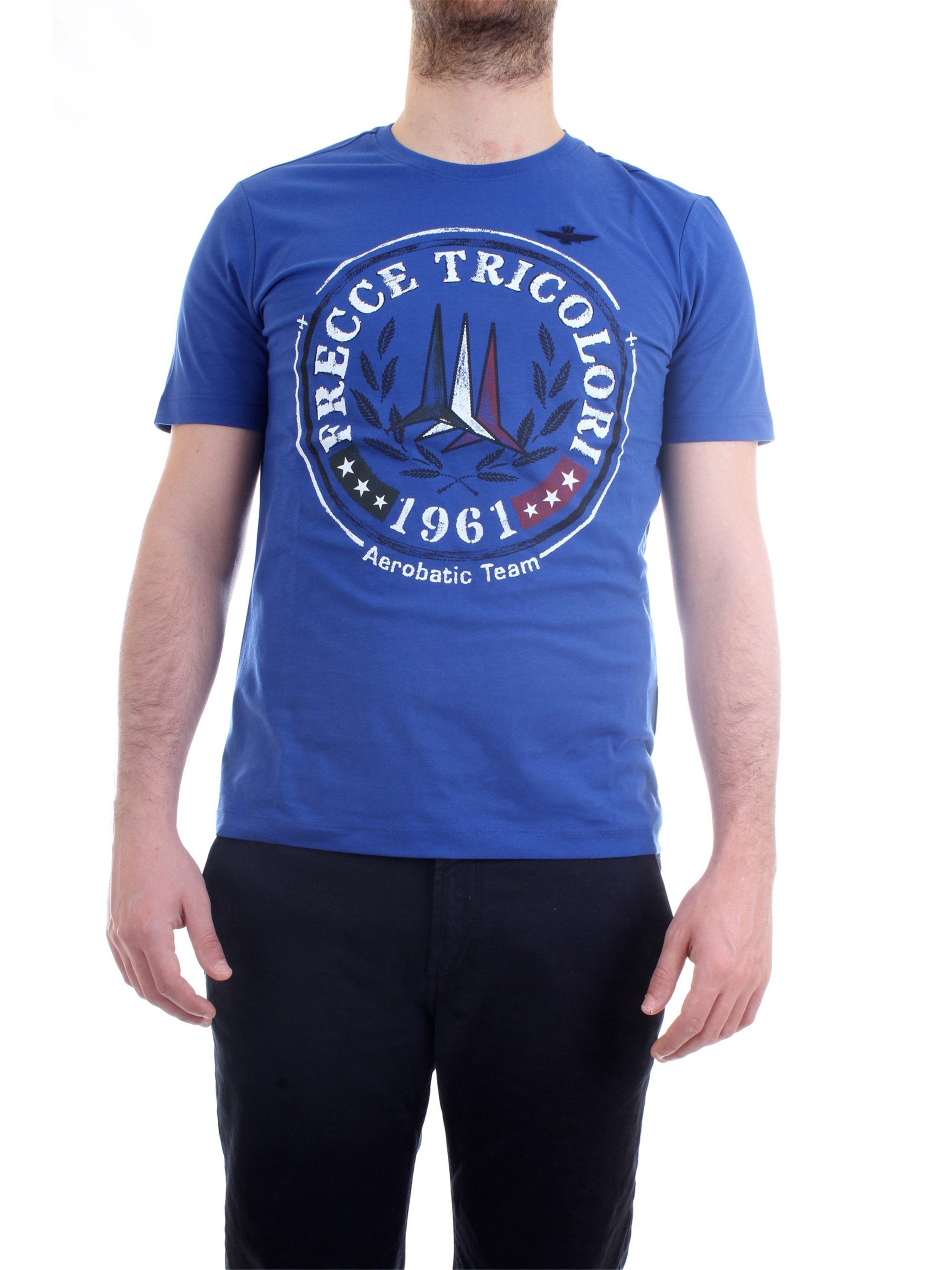 AERONAUTICA MILITARE 211TS1856J513 Royal Clothing Man T-Shirt/Polo AERONAUTICA MILITARE 211TS1856J513 Royal Clothing Man T-Shirt/Polo