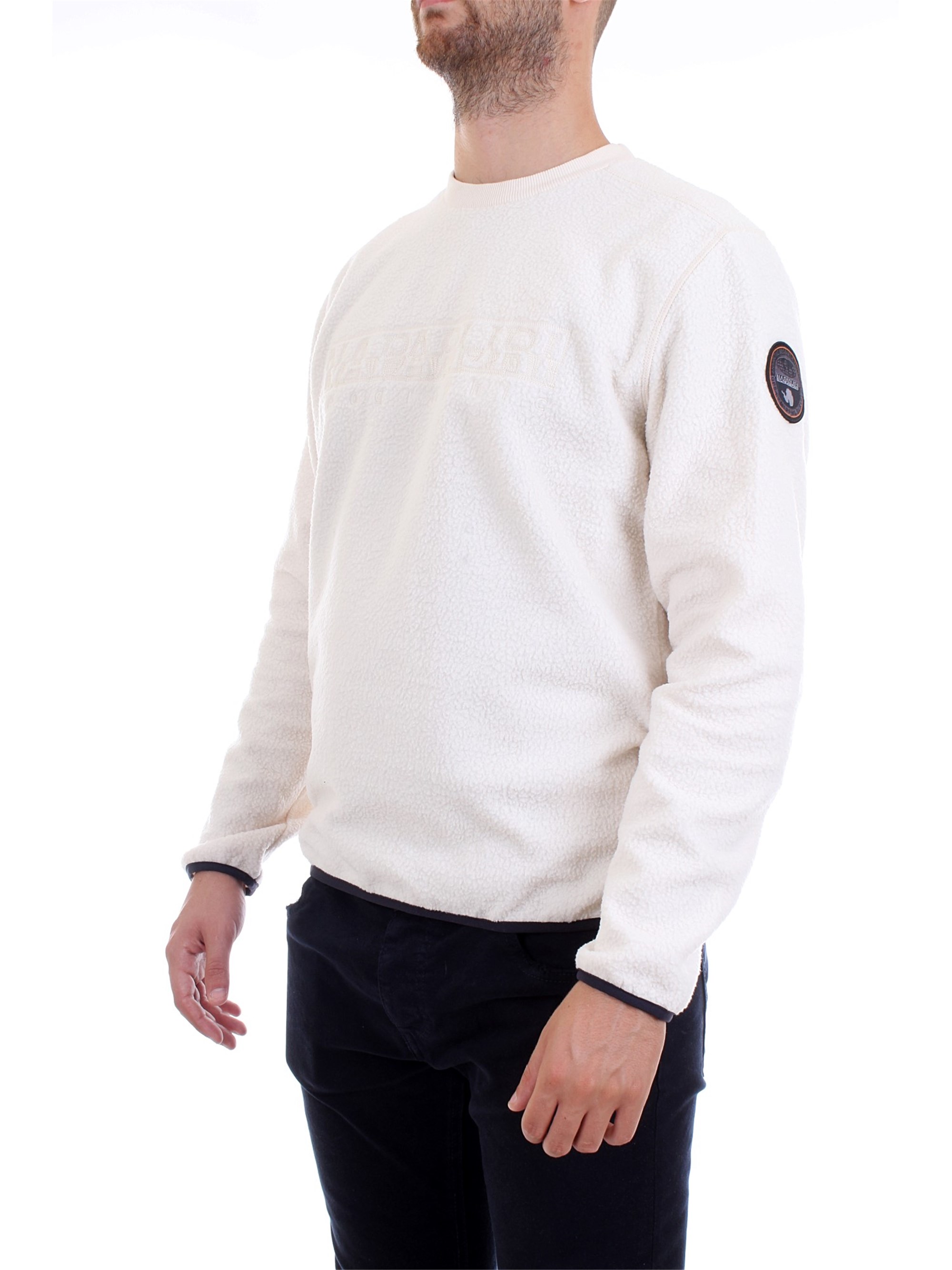 NAPAPIJRI NOYHX9 Milk Clothing Unisex Sweater NAPAPIJRI NOYHX9 Milk Clothing Unisex Sweater