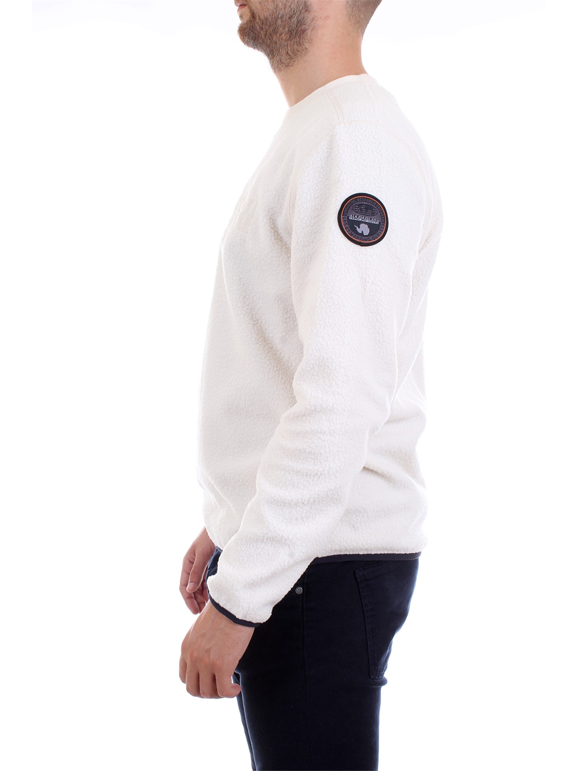 NAPAPIJRI NOYHX9 Milk Clothing Unisex Sweater NAPAPIJRI NOYHX9 Milk Clothing Unisex Sweater