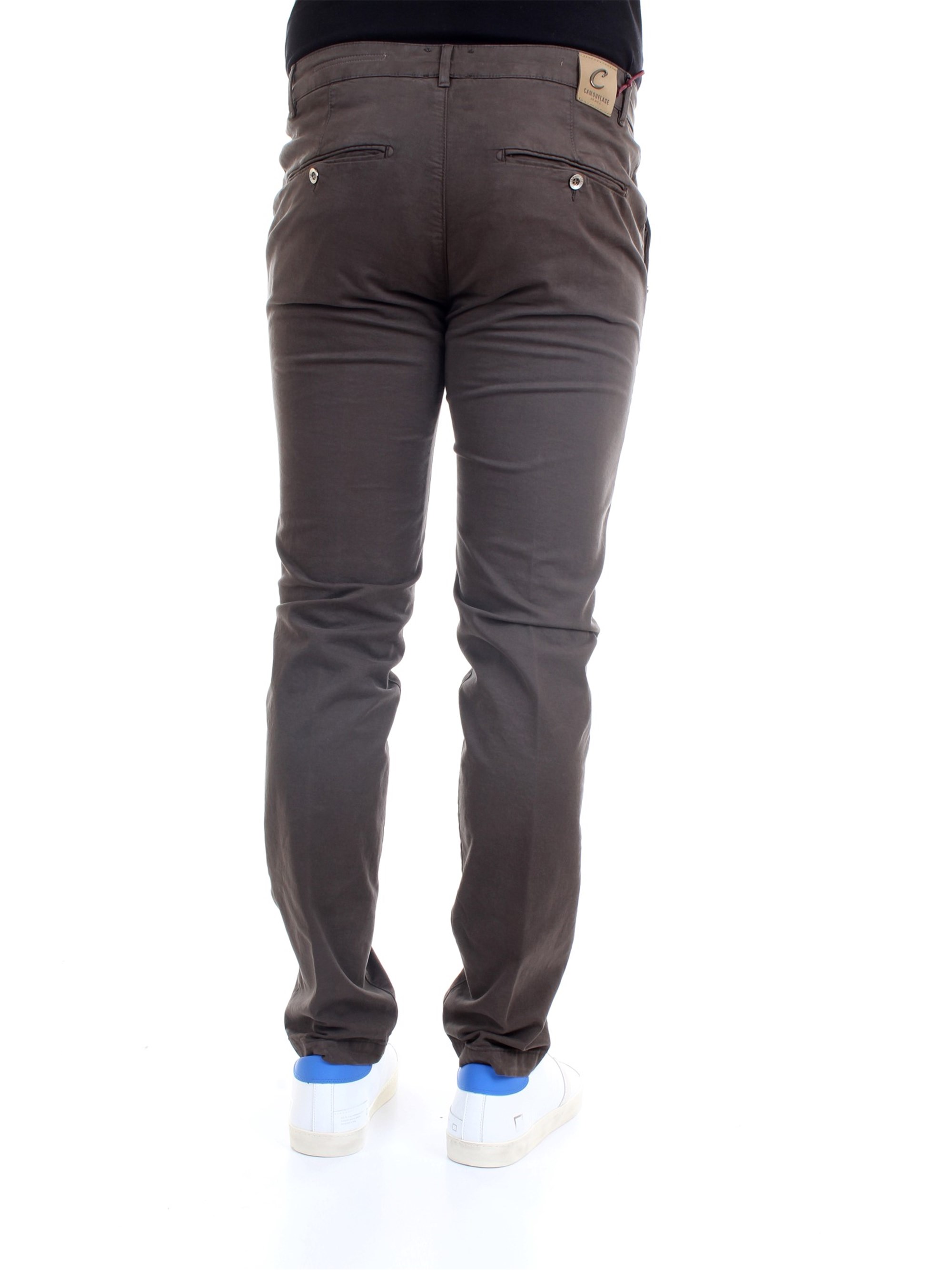 CAMOUFLAGE CHINOS REY 17 N28 Brown Clothing Man Trousers CAMOUFLAGE CHINOS REY 17 N28 Brown Clothing Man Trousers