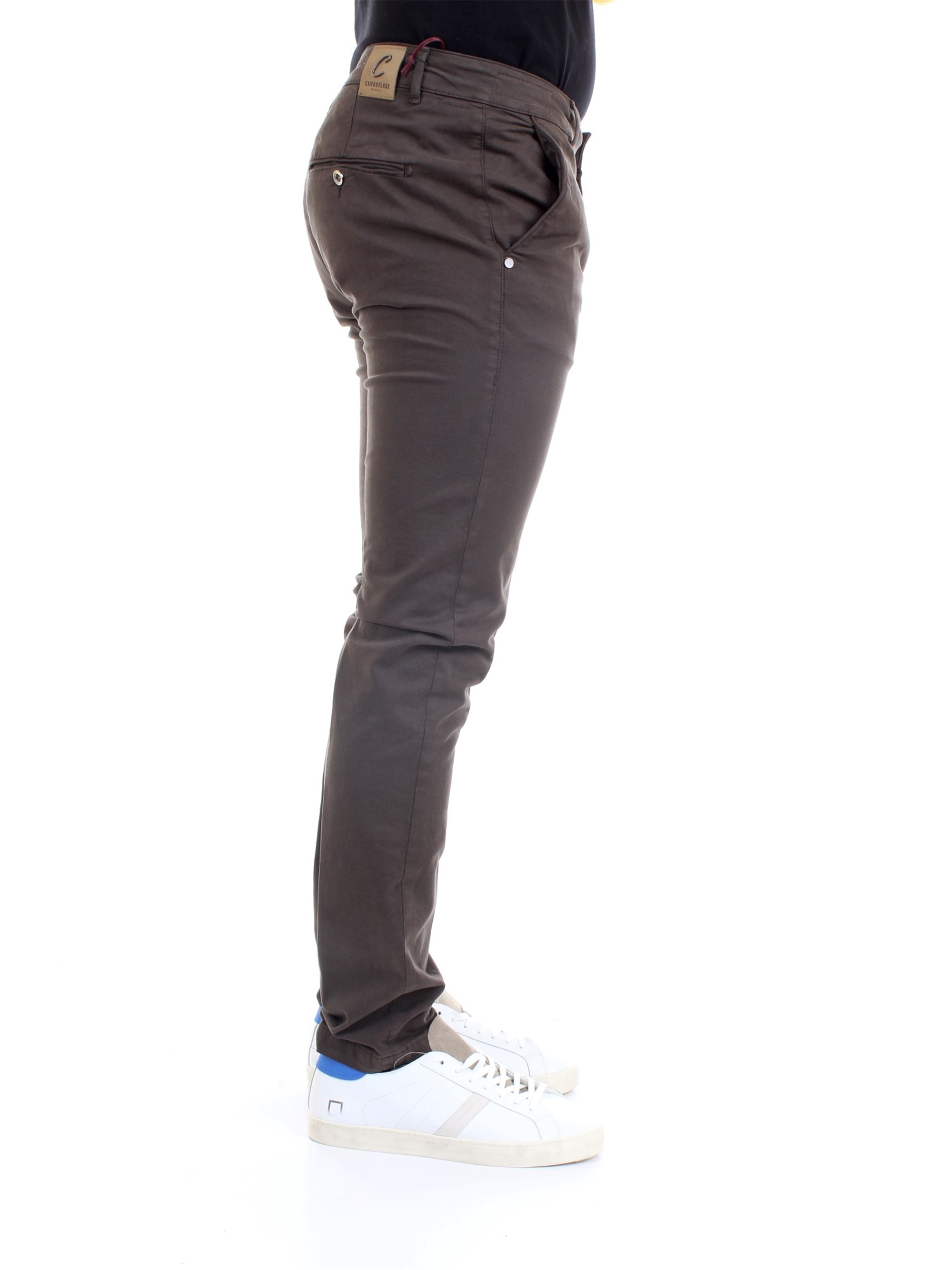 CAMOUFLAGE CHINOS REY 17 N28 Brown Clothing Man Trousers CAMOUFLAGE CHINOS REY 17 N28 Brown Clothing Man Trousers