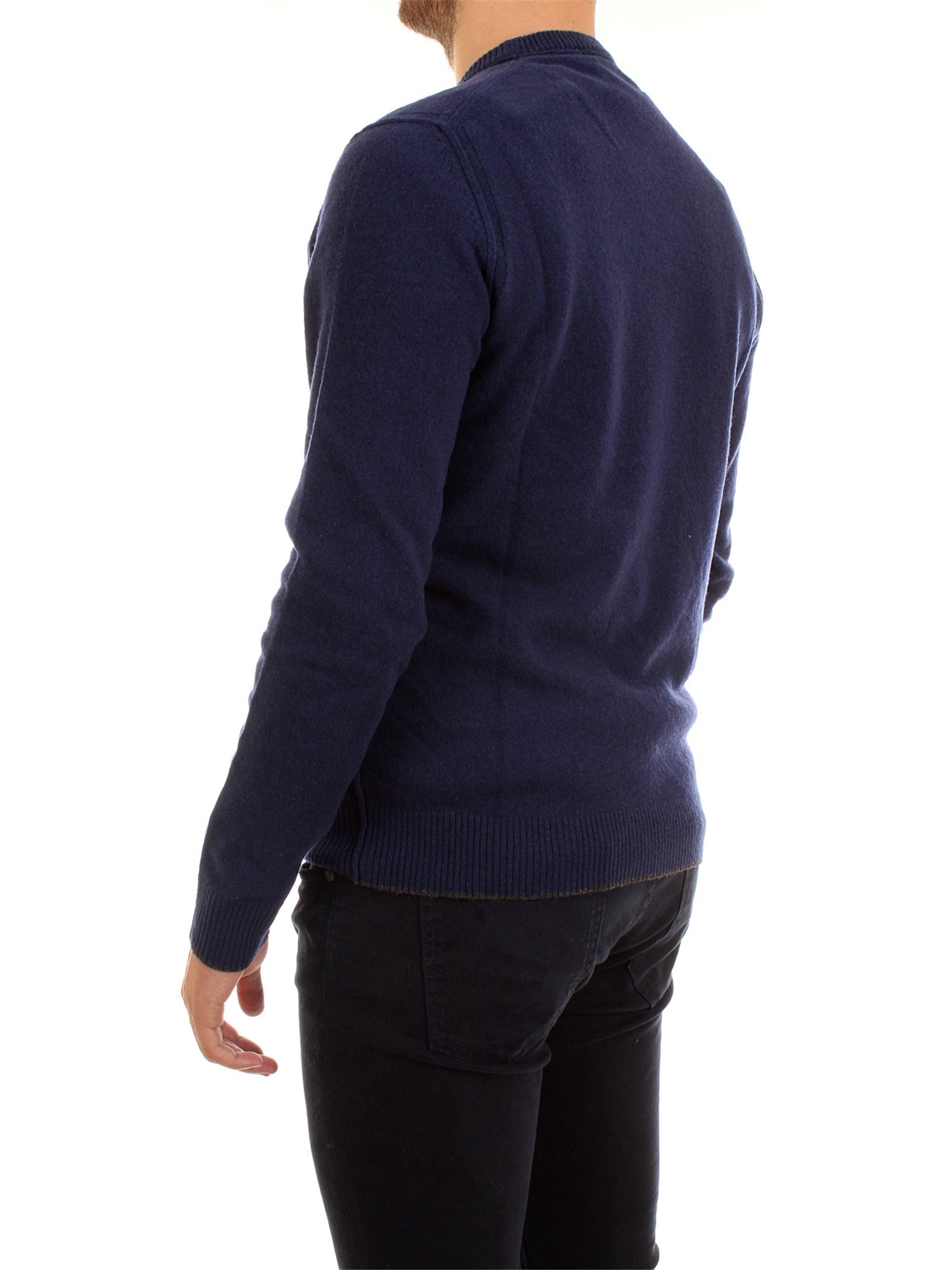 WOOLRICH WOMAG1802 Blue Clothing Man Pullover WOOLRICH WOMAG1802 Blue Clothing Man Pullover