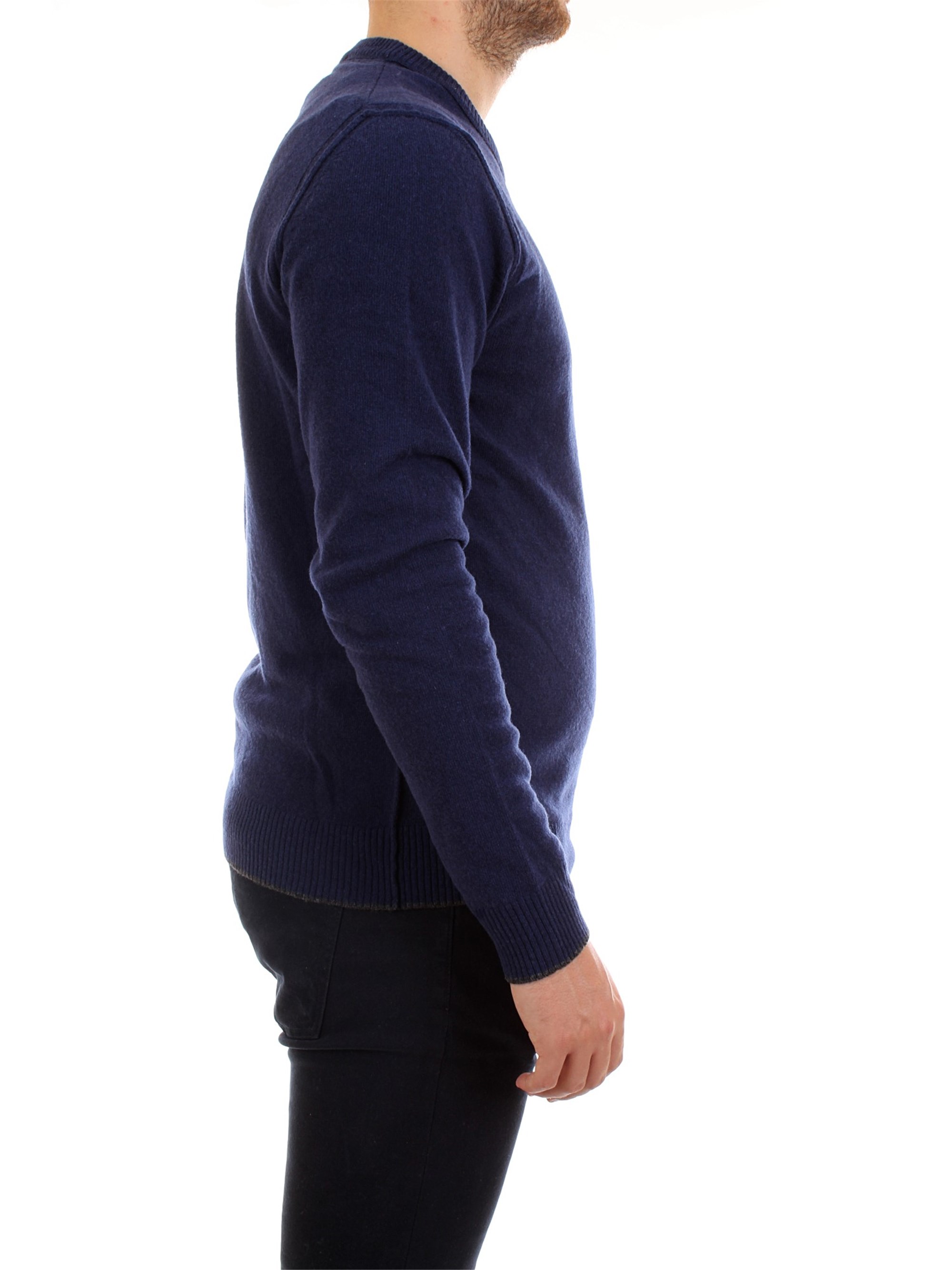WOOLRICH WOMAG1802 Blue Clothing Man Pullover WOOLRICH WOMAG1802 Blue Clothing Man Pullover