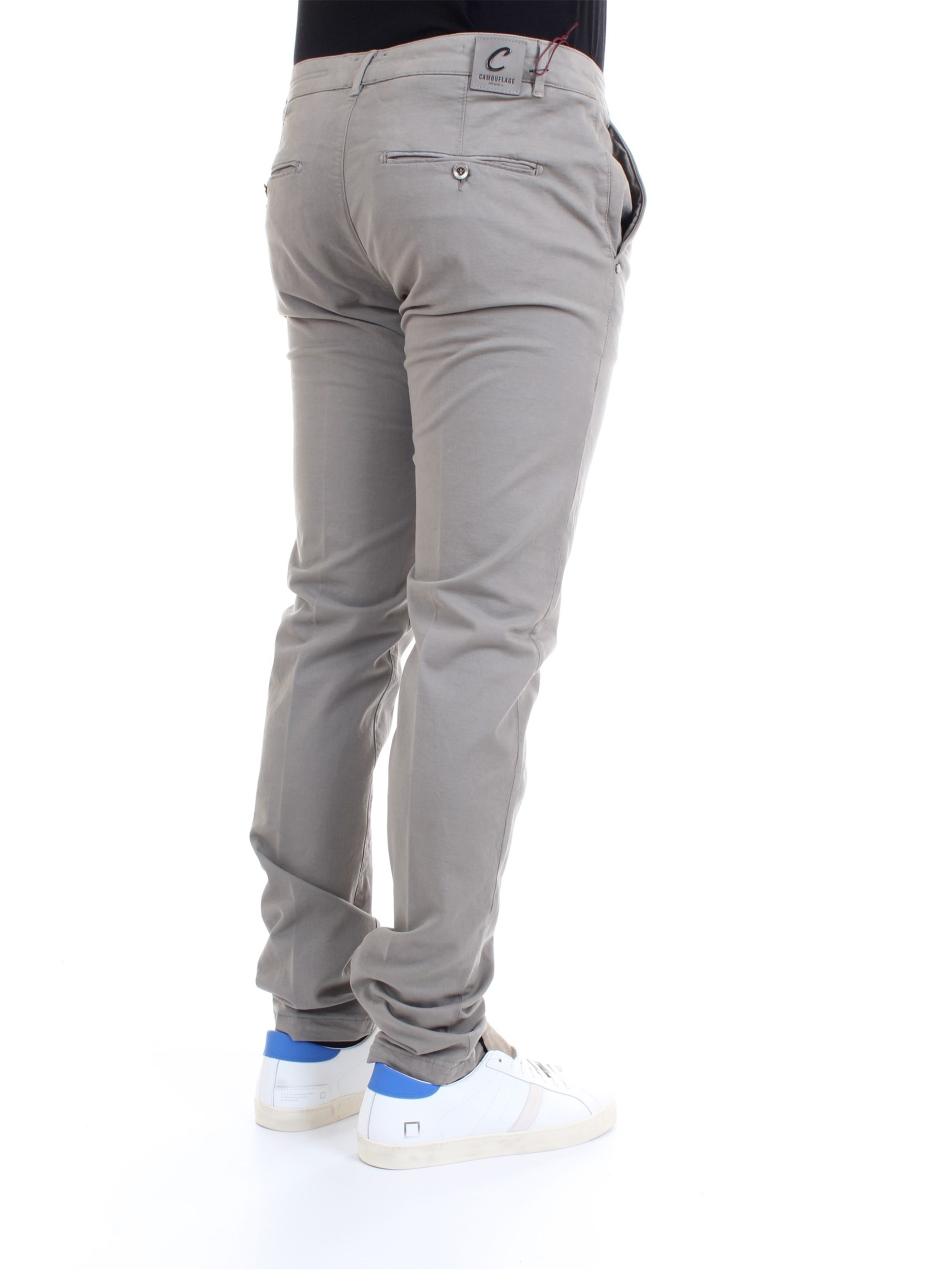 CAMOUFLAGE CHINOS REY 17 N28 Grey Clothing Man Trousers CAMOUFLAGE CHINOS REY 17 N28 Grey Clothing Man Trousers