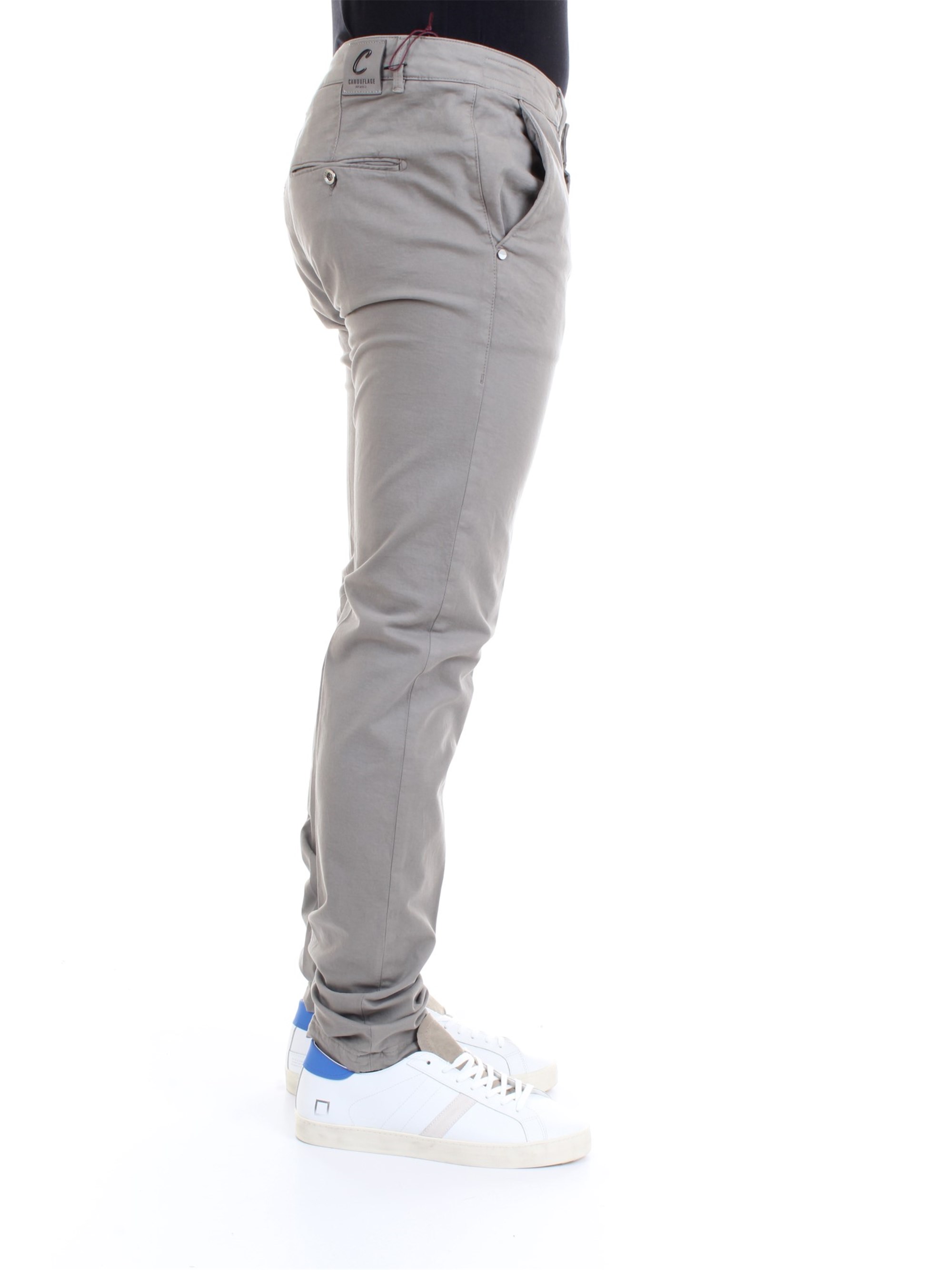 CAMOUFLAGE CHINOS REY 17 N28 Grey Clothing Man Trousers CAMOUFLAGE CHINOS REY 17 N28 Grey Clothing Man Trousers