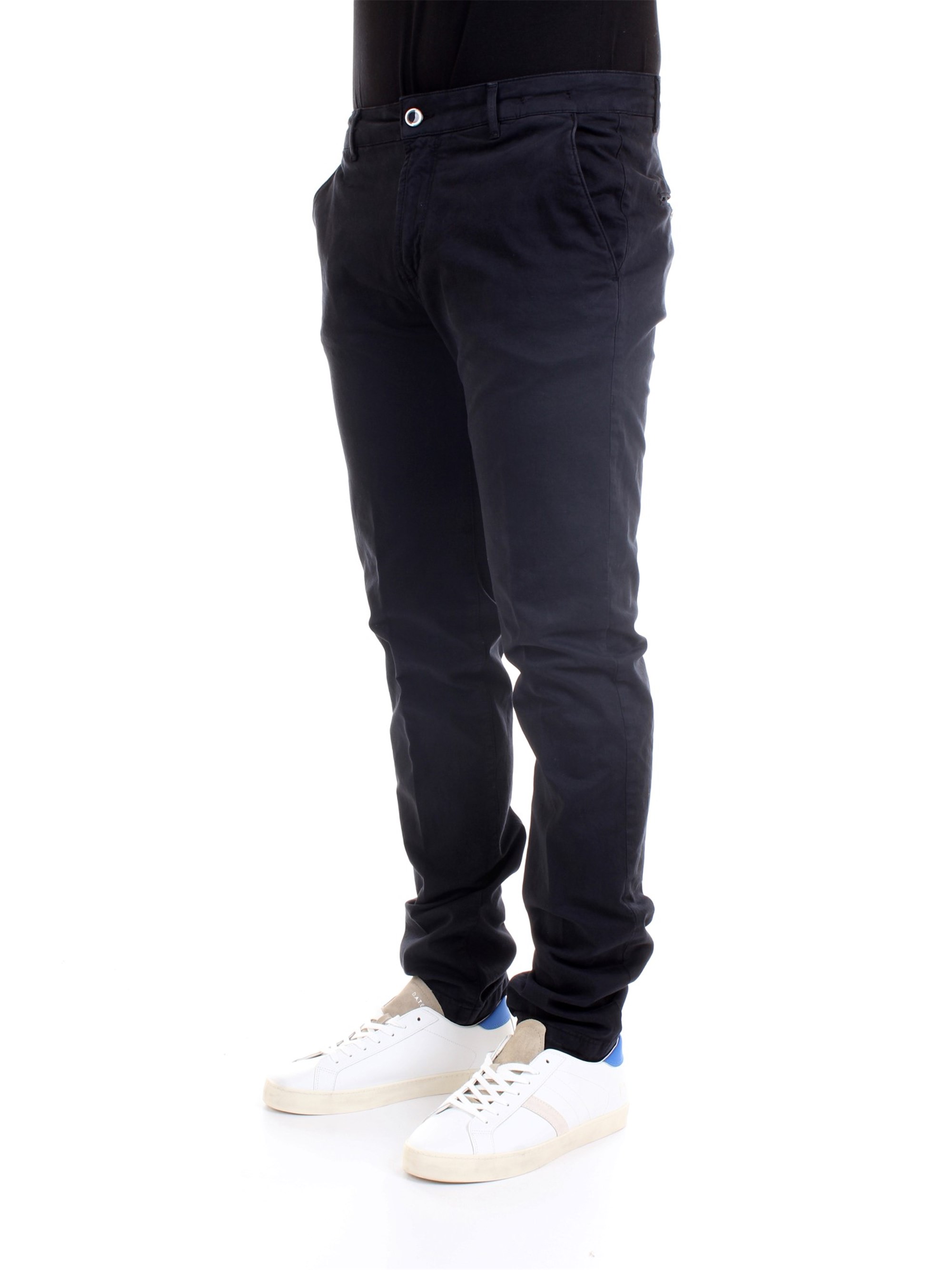 CAMOUFLAGE CHINOS REY 17 N28 Dark blue Clothing Man Trousers CAMOUFLAGE CHINOS REY 17 N28 Dark blue Clothing Man Trousers