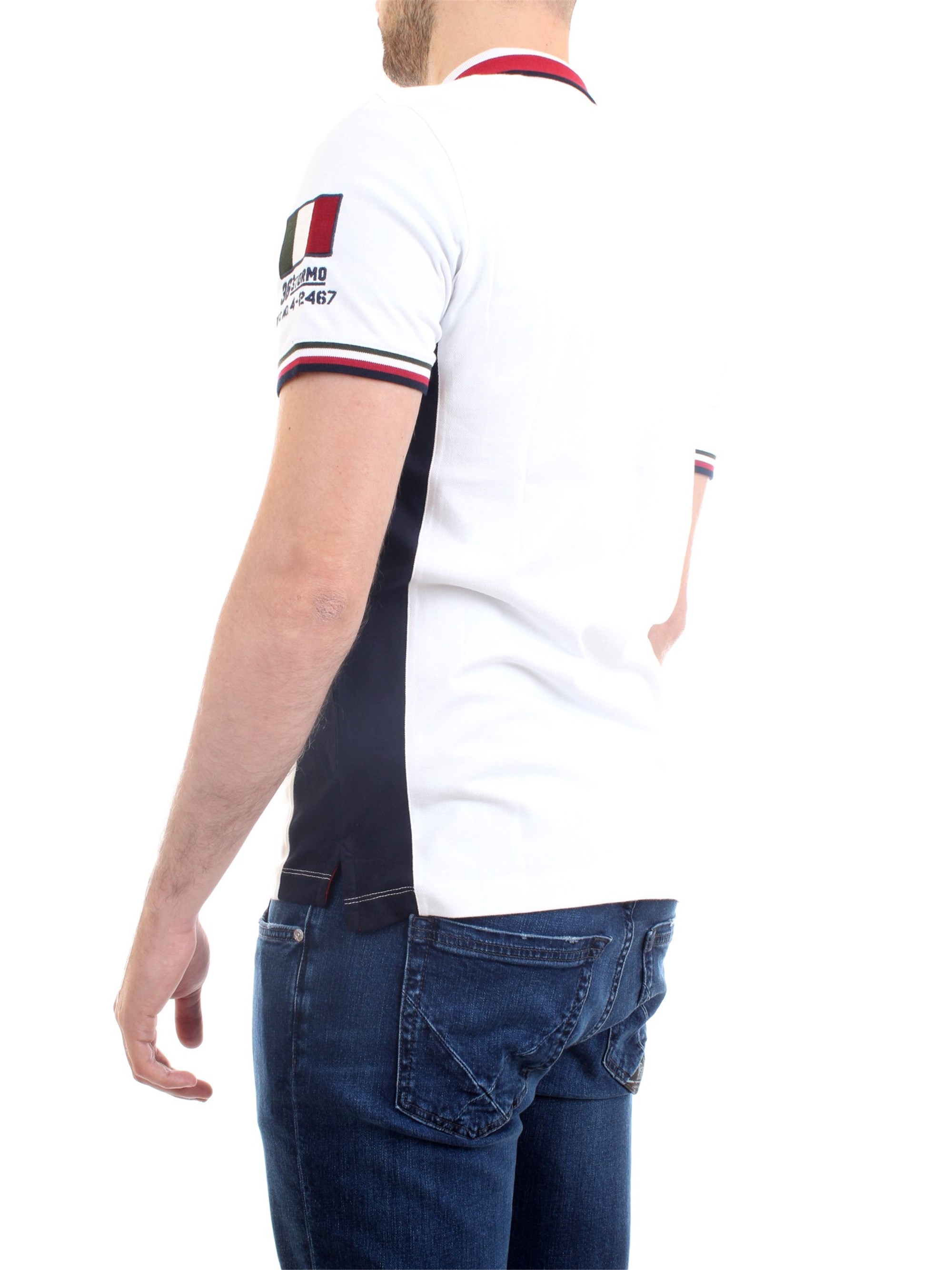 AERONAUTICA MILITARE 211PO1557P199 White Clothing Man Polo shirt AERONAUTICA MILITARE 211PO1557P199 White Clothing Man Polo shirt